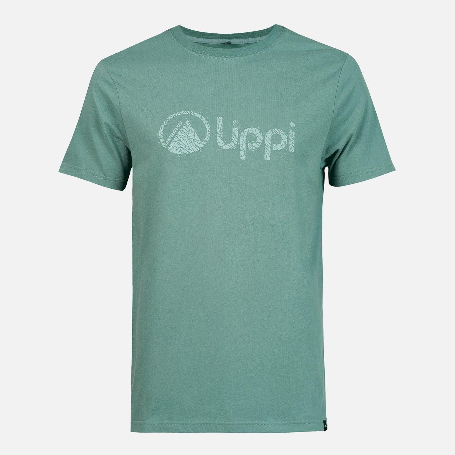 Polera Hombre Logo Lippi UV-Stop T-Shirt Verde Botella Lippi-0