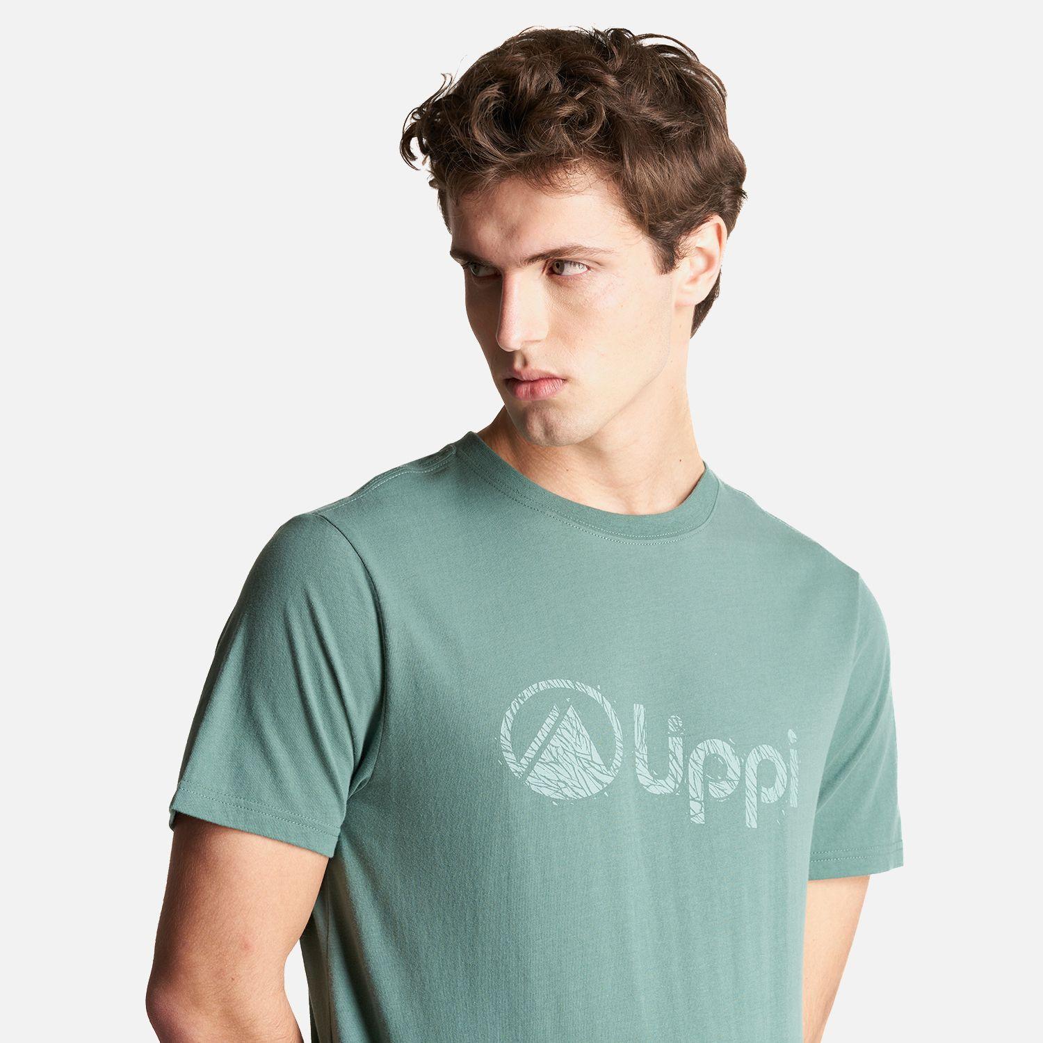 Polera Hombre Logo Lippi UV-Stop T-Shirt Verde Botella Lippi-3