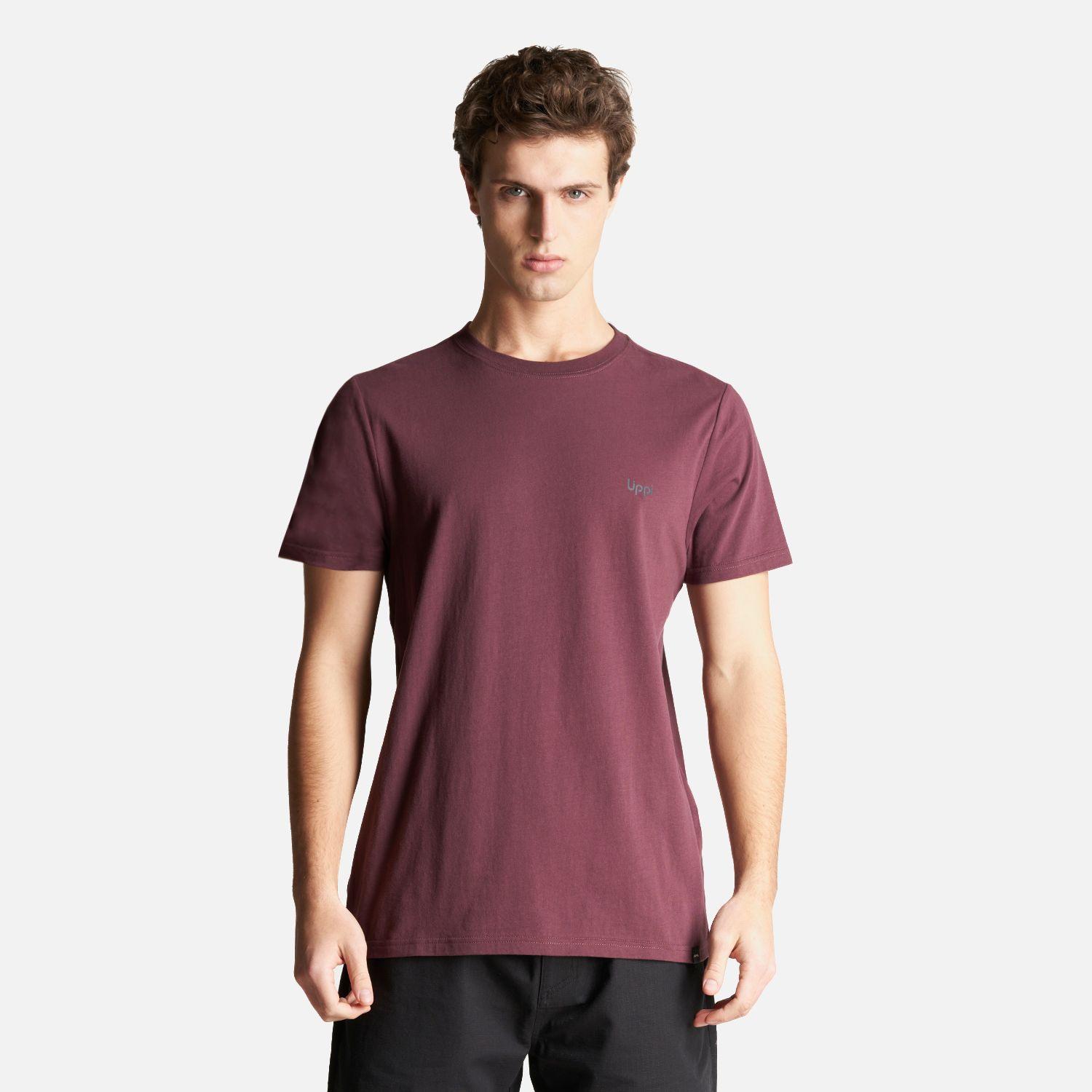 Polera Hombre Go Lost T-Shirt Burdeo Lippi-1