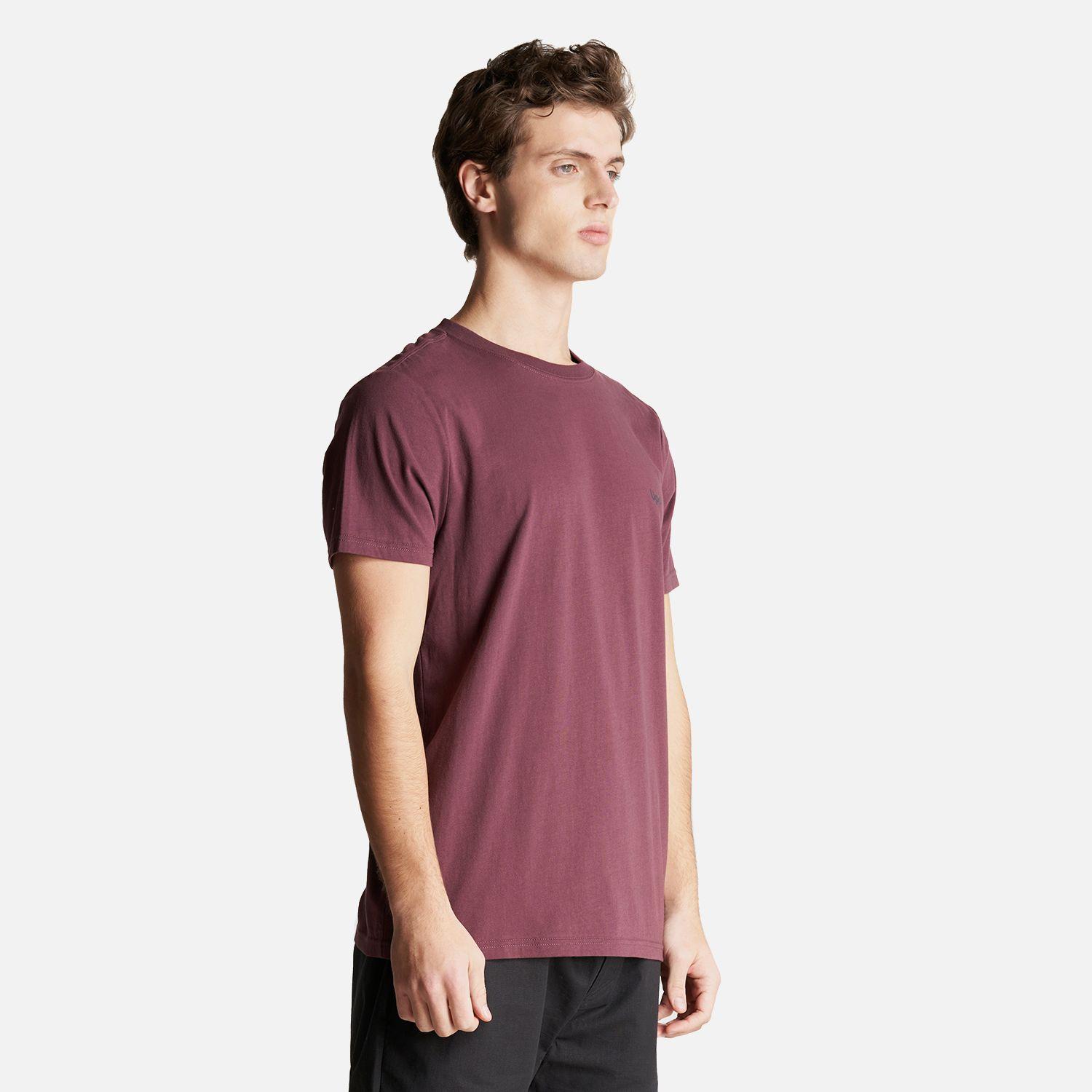 Polera Hombre Go Lost T-Shirt Burdeo Lippi-2