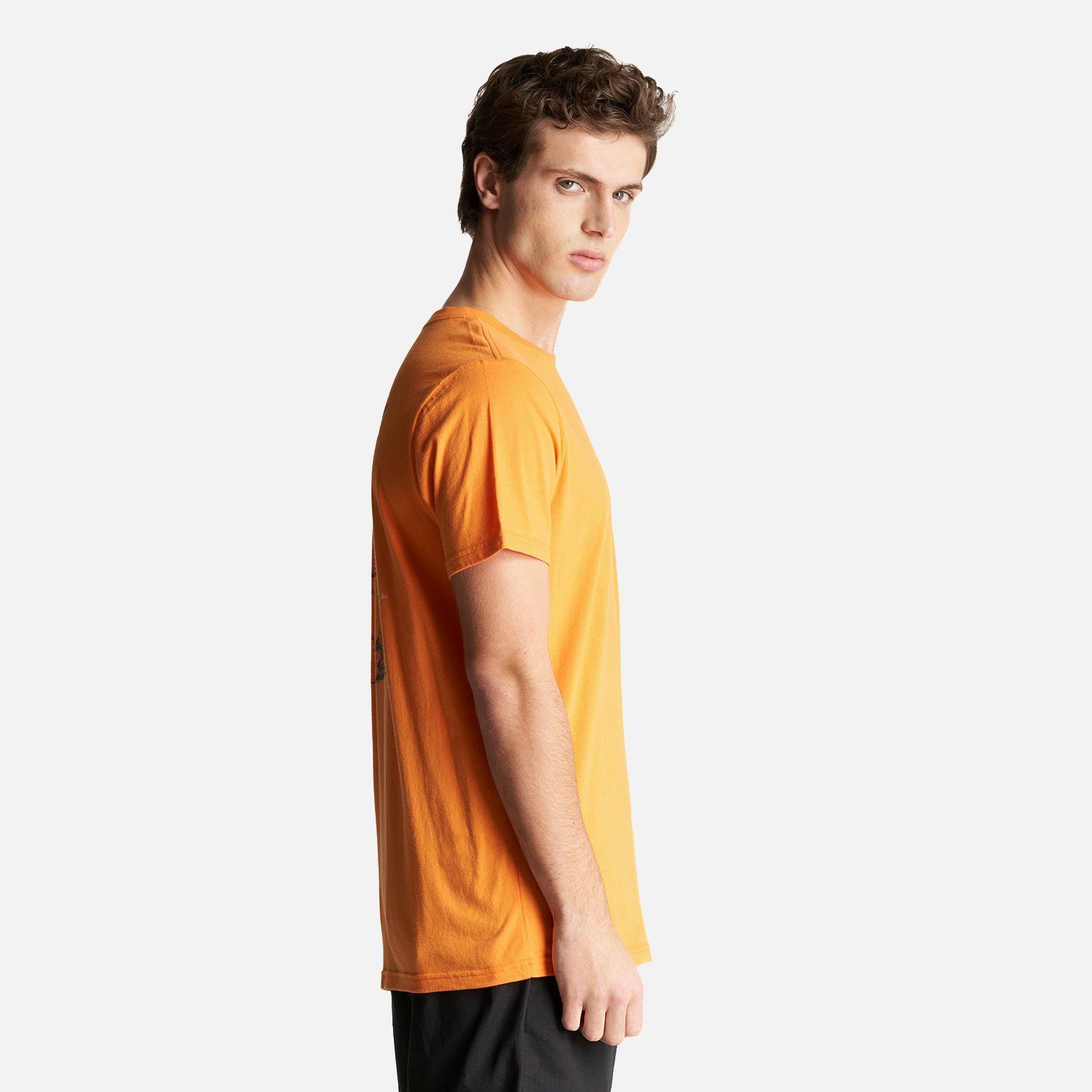 Polera Hombre Andes Forest T-Shirt Mandarina Lippi-3