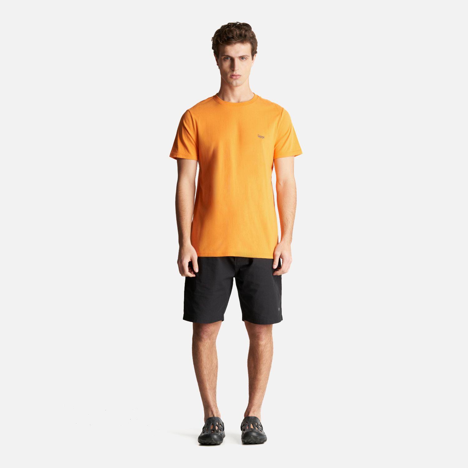 Polera Hombre Andes Forest T-Shirt Mandarina Lippi-6