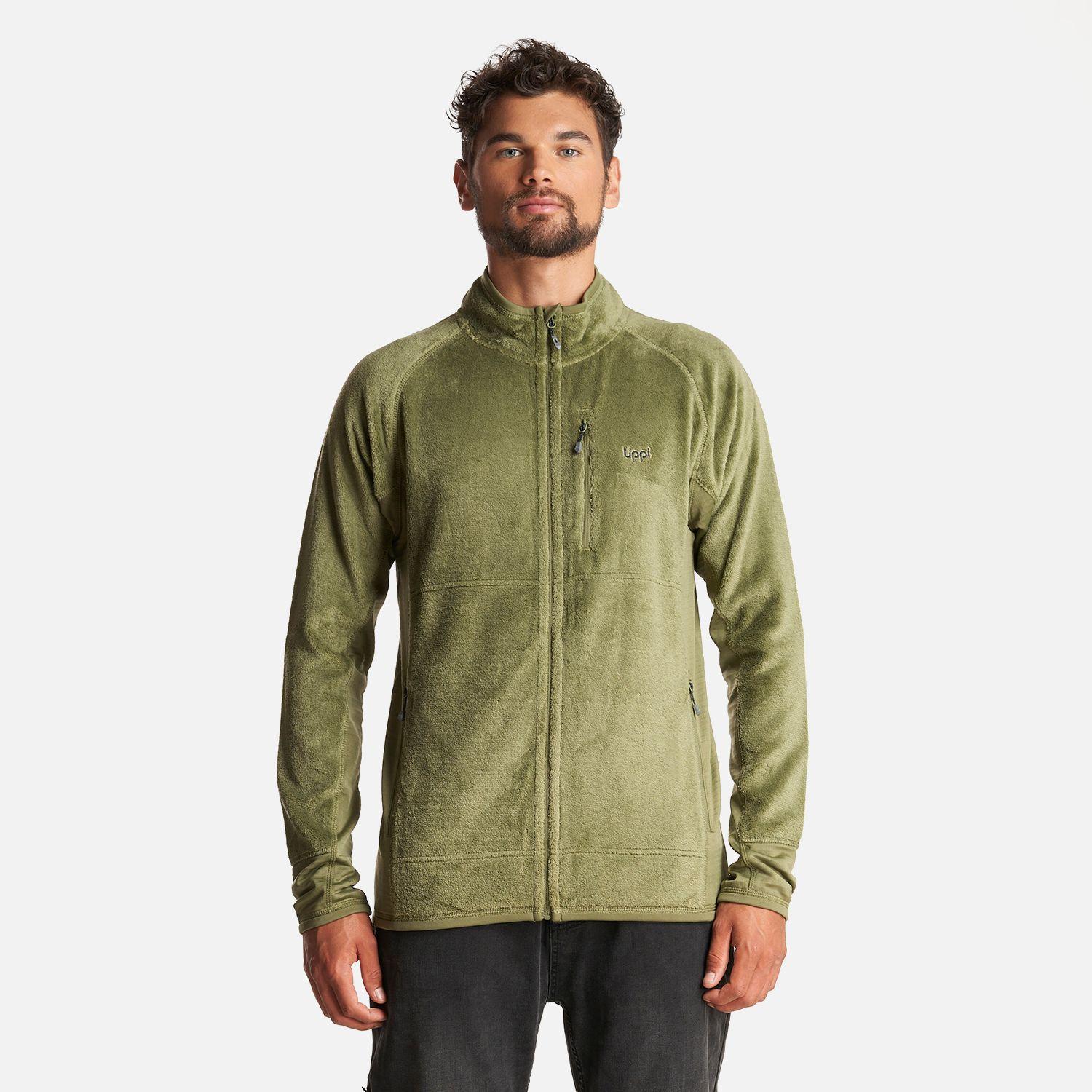 Poleron Hombre Numan Shaggy-Pro Jacket Verde  Lippi-1