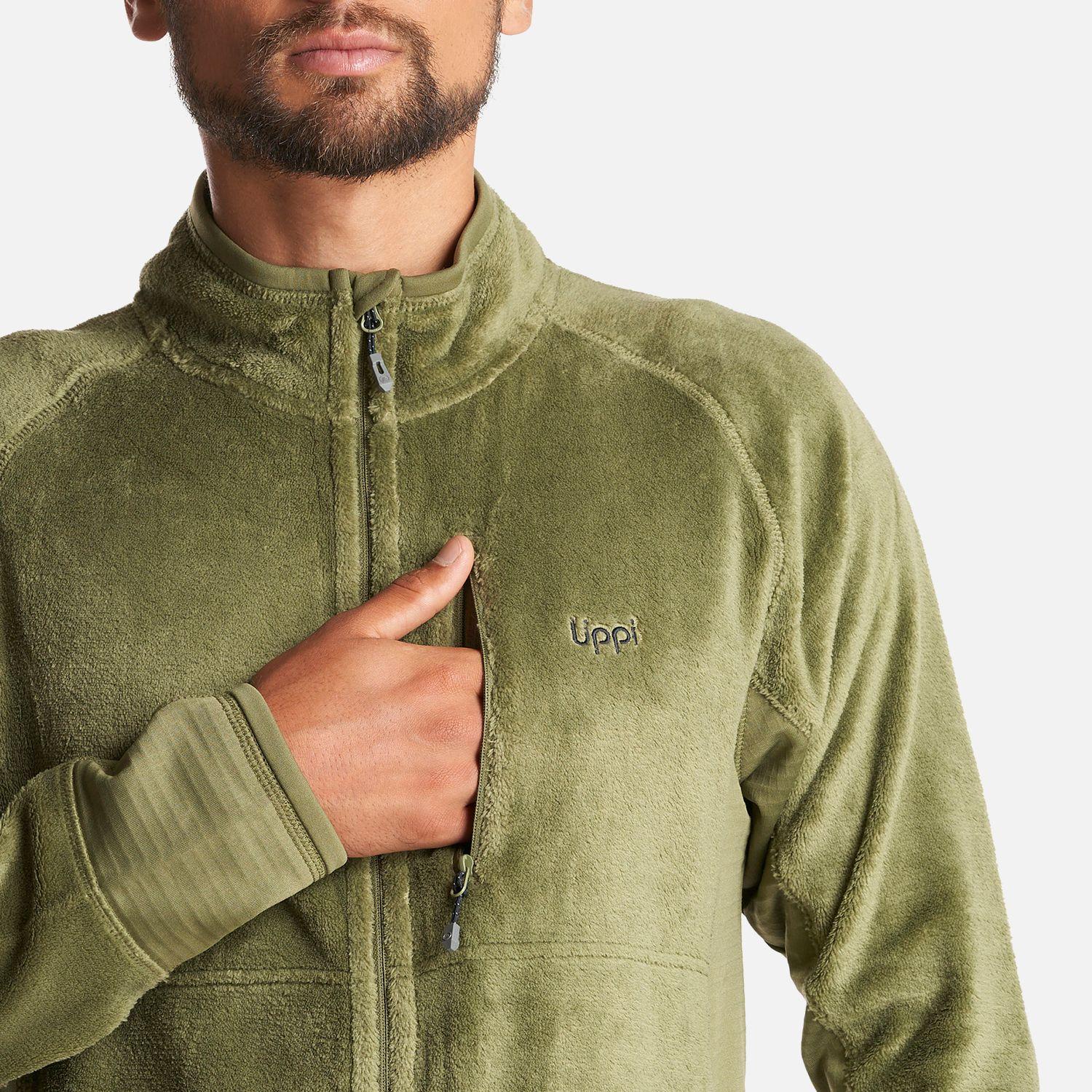 Poleron Hombre Numan Shaggy-Pro Jacket Verde  Lippi-4