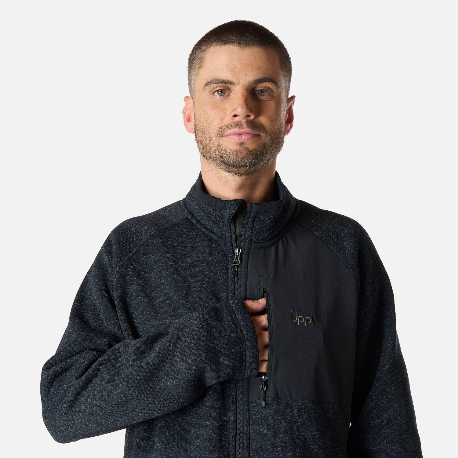 Polar Hombre Coronado Blend-Pro Jacket Negro Melange Lippi I26-3