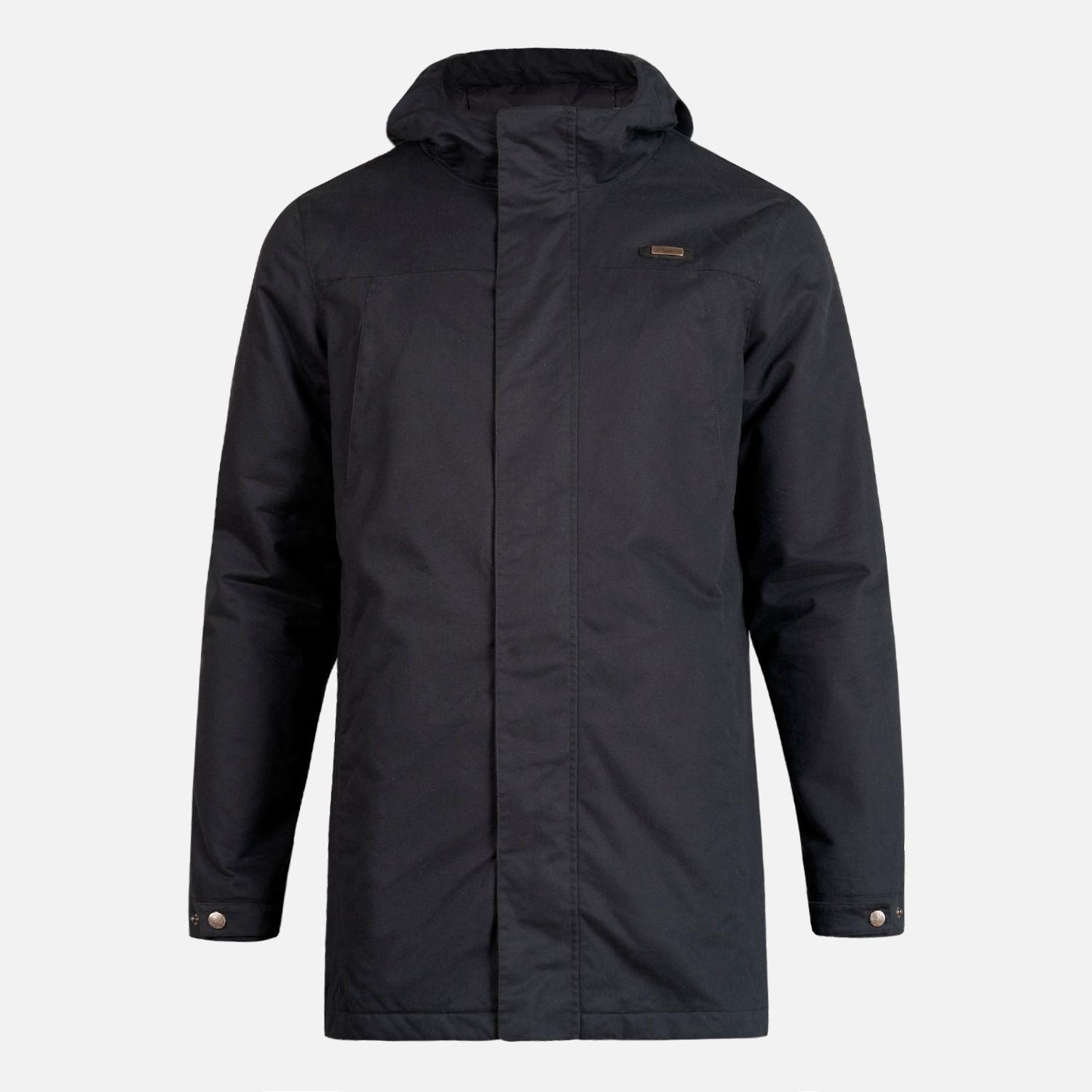 Chaqueta Hombre Peumo Canvas Hoody Jacket Negro Lippi-0