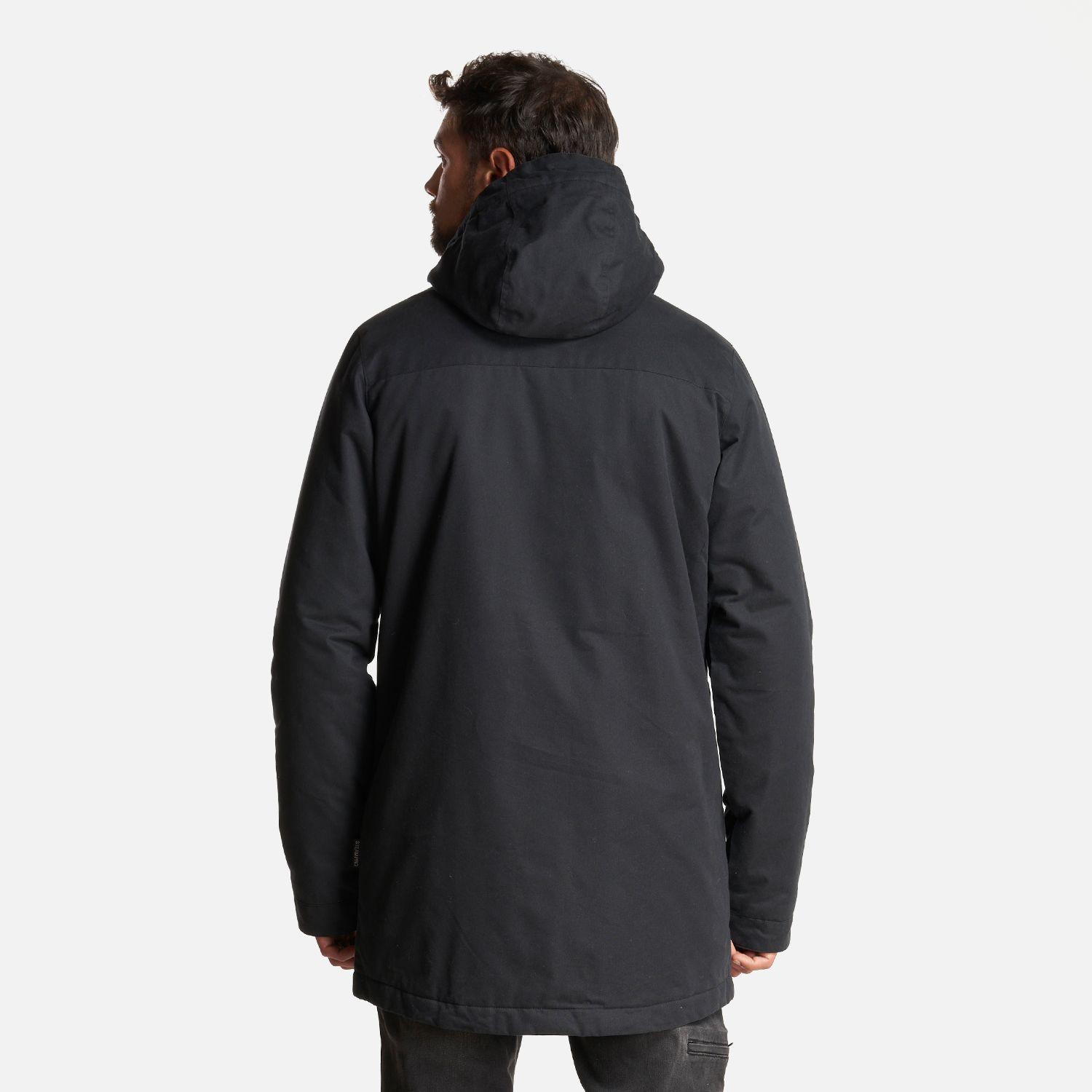 Chaqueta Hombre Peumo Canvas Hoody Jacket Negro Lippi-3
