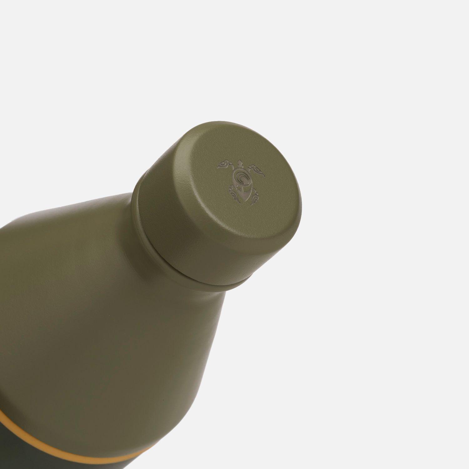 Botella Empinao Verde Militar Haka Honu V26-2