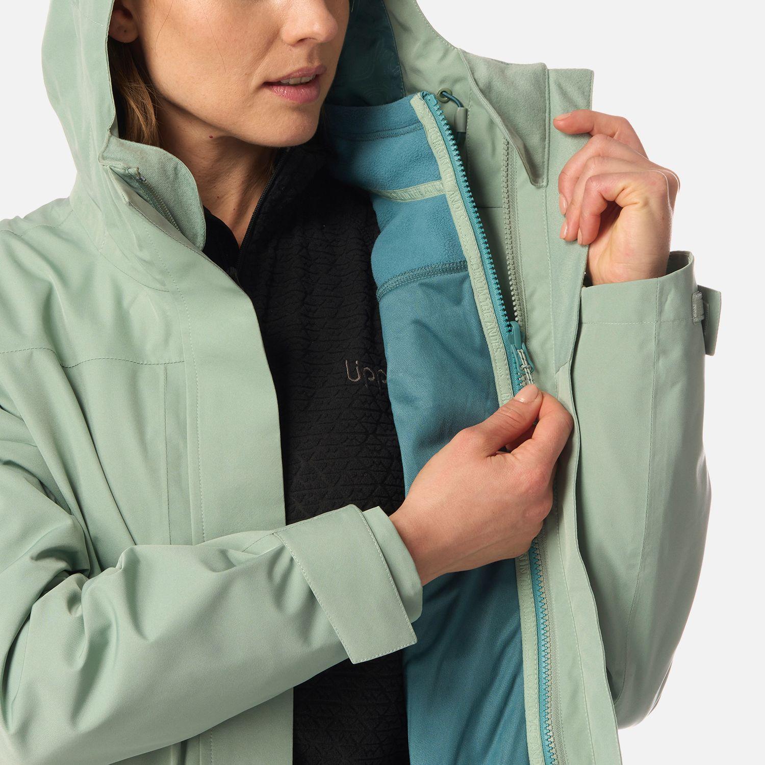 Chaqueta Mujer Tres Cruces Fusion-3 Hoody Jacket Jade Lippi I26-5