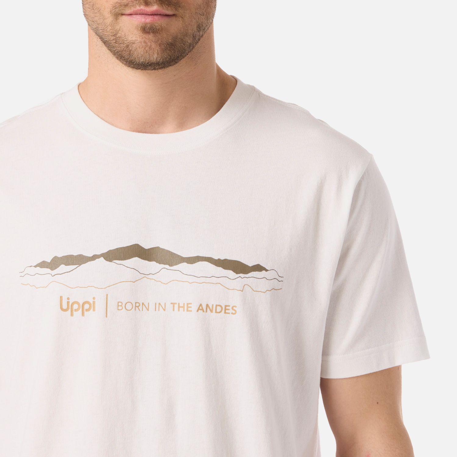 Polera Hombre Logo Lippi Front Print T-Shirt Blanco Lippi V26-3