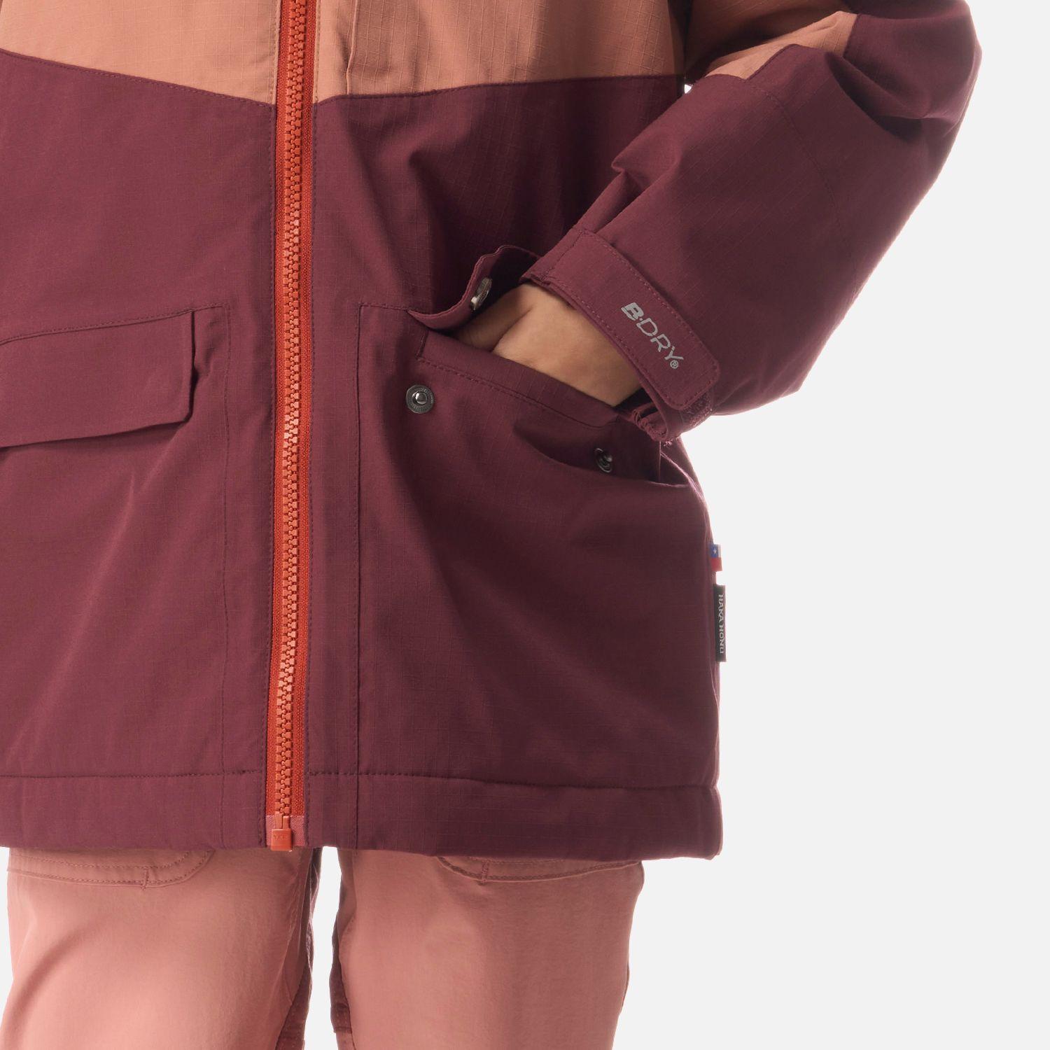 Chaqueta Niña Mini Diluvio Burdeo Haka Honu I26-4