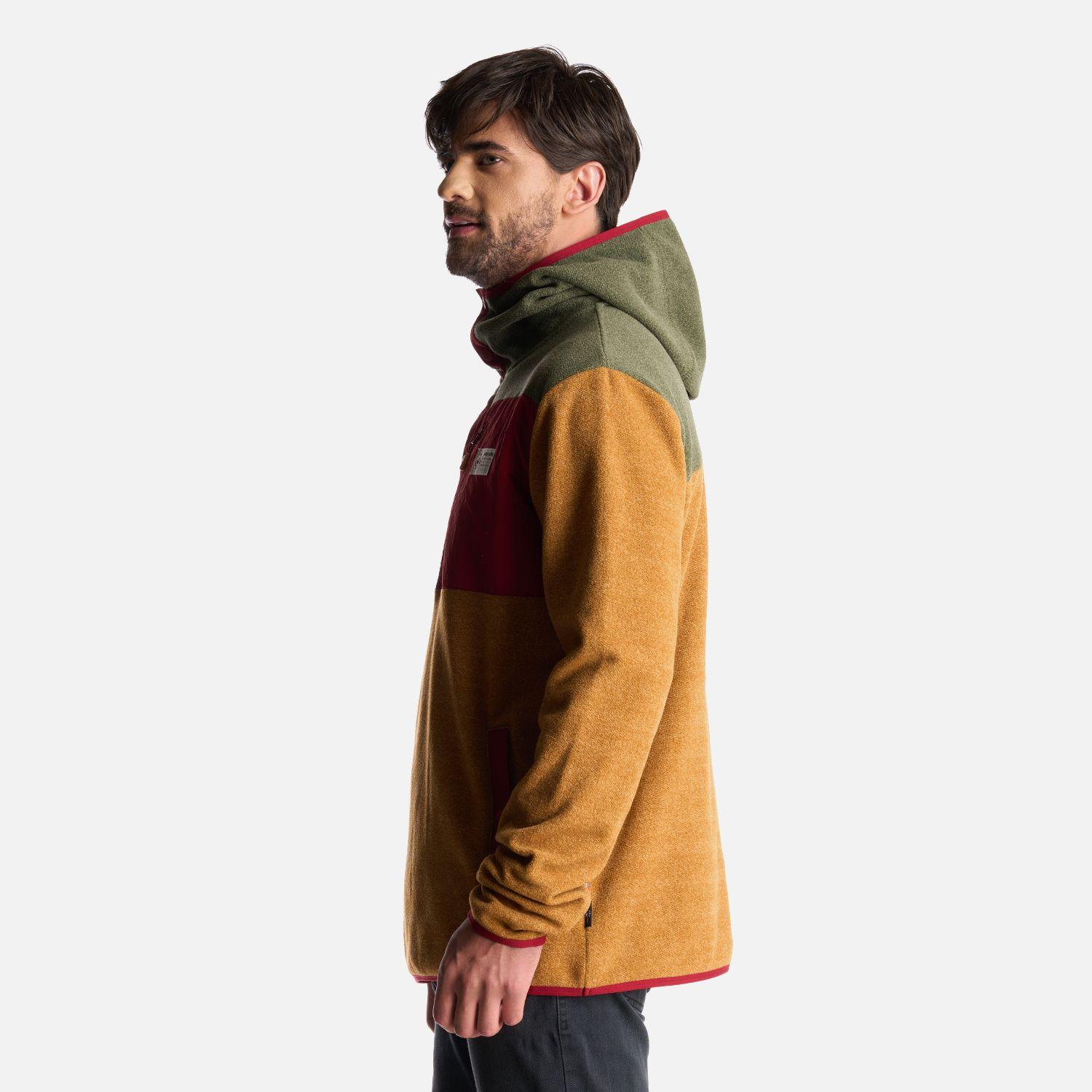 Poleron Hombre Tokerau Hoodie Ocre Haka Honu-3