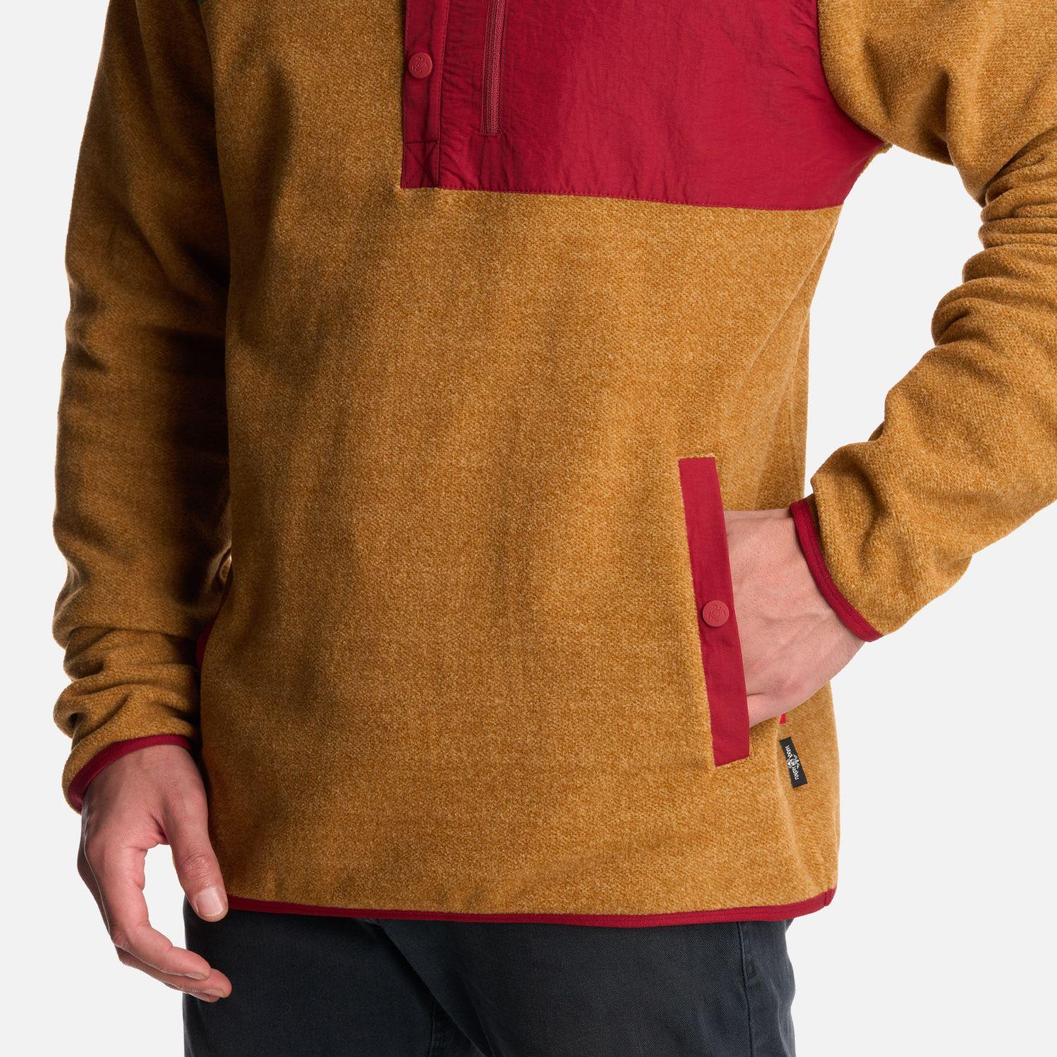 Poleron Hombre Tokerau Hoodie Ocre Haka Honu-6