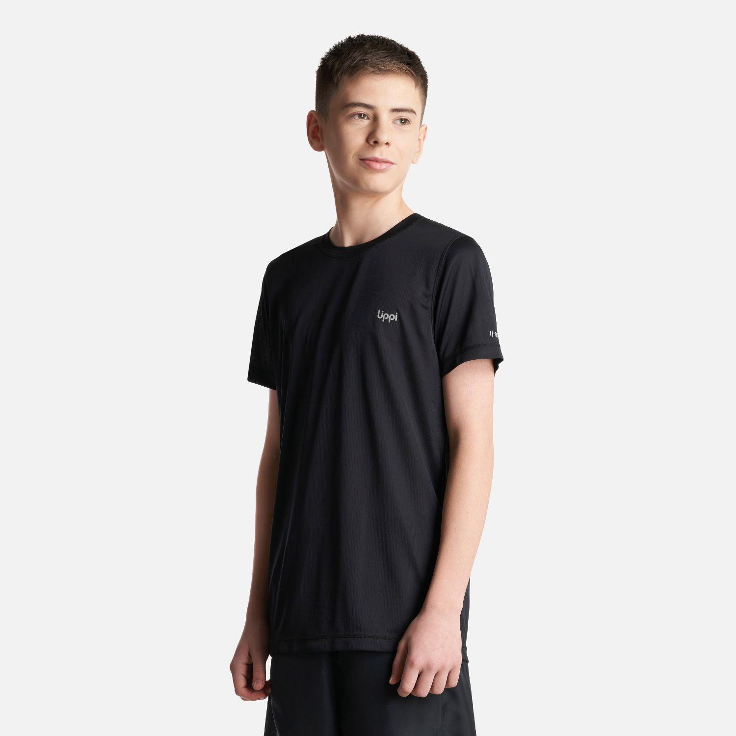 Polera Teen Boy Core Q-Dry T-Shirt Negro Lippi-2