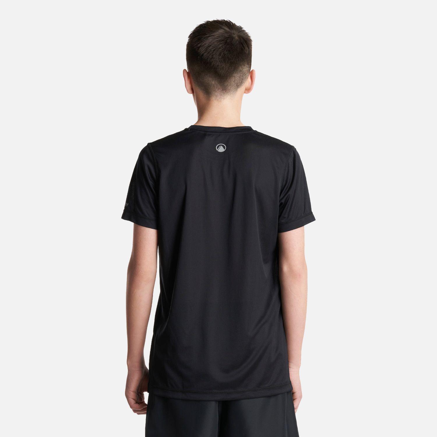 Polera Teen Boy Core Q-Dry T-Shirt Negro Lippi-3