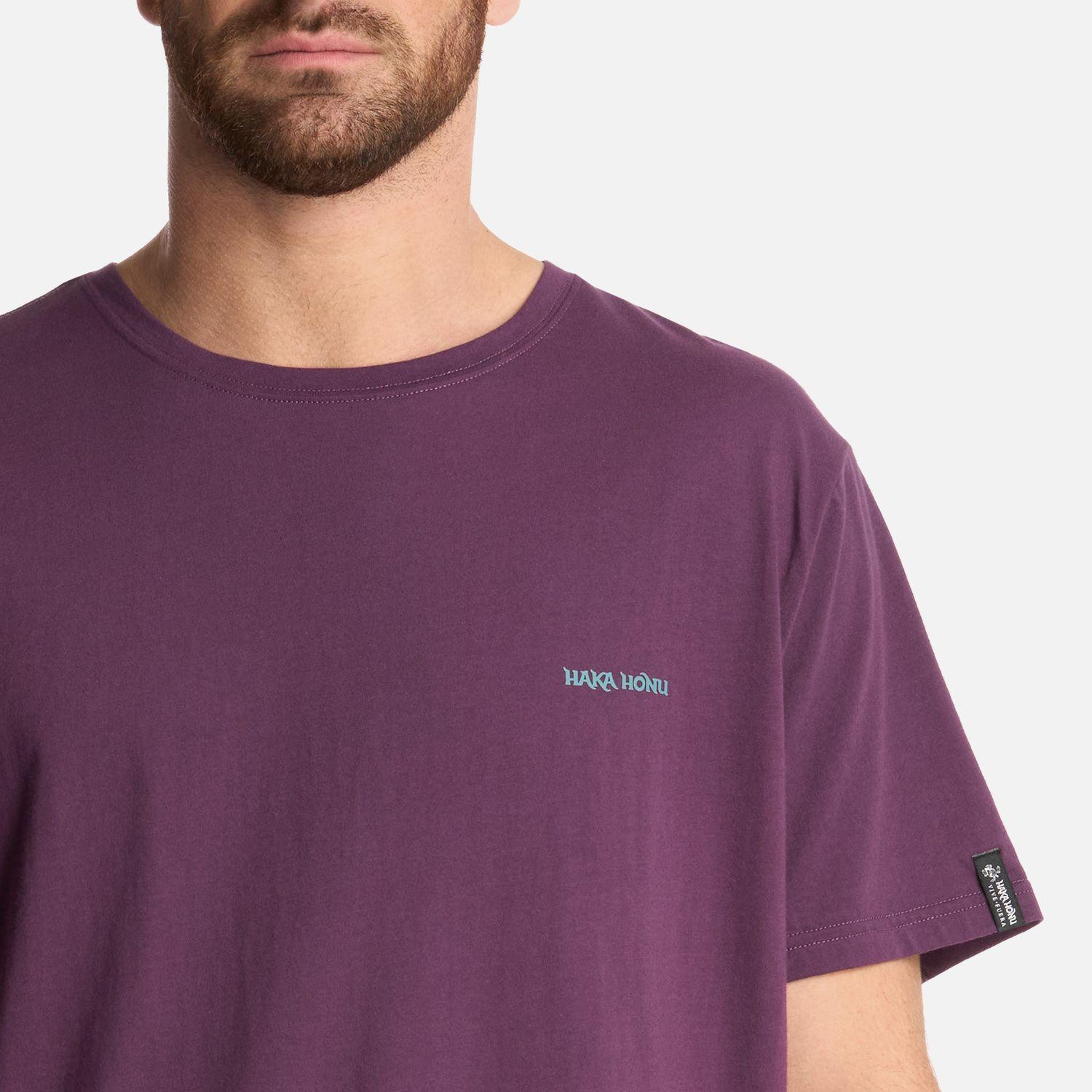 Polera Hombre Natural Morado Oscuro Haka Honu-3