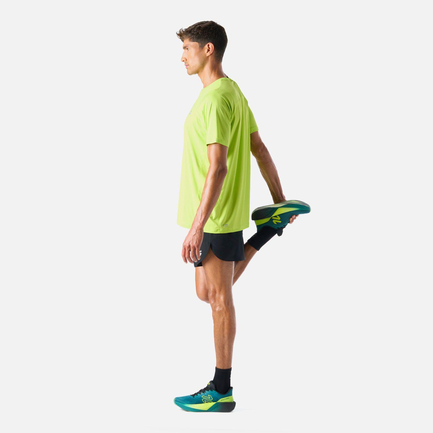 Shorts Hombre Built To Move 3" Shorts Negro Vulcano-2