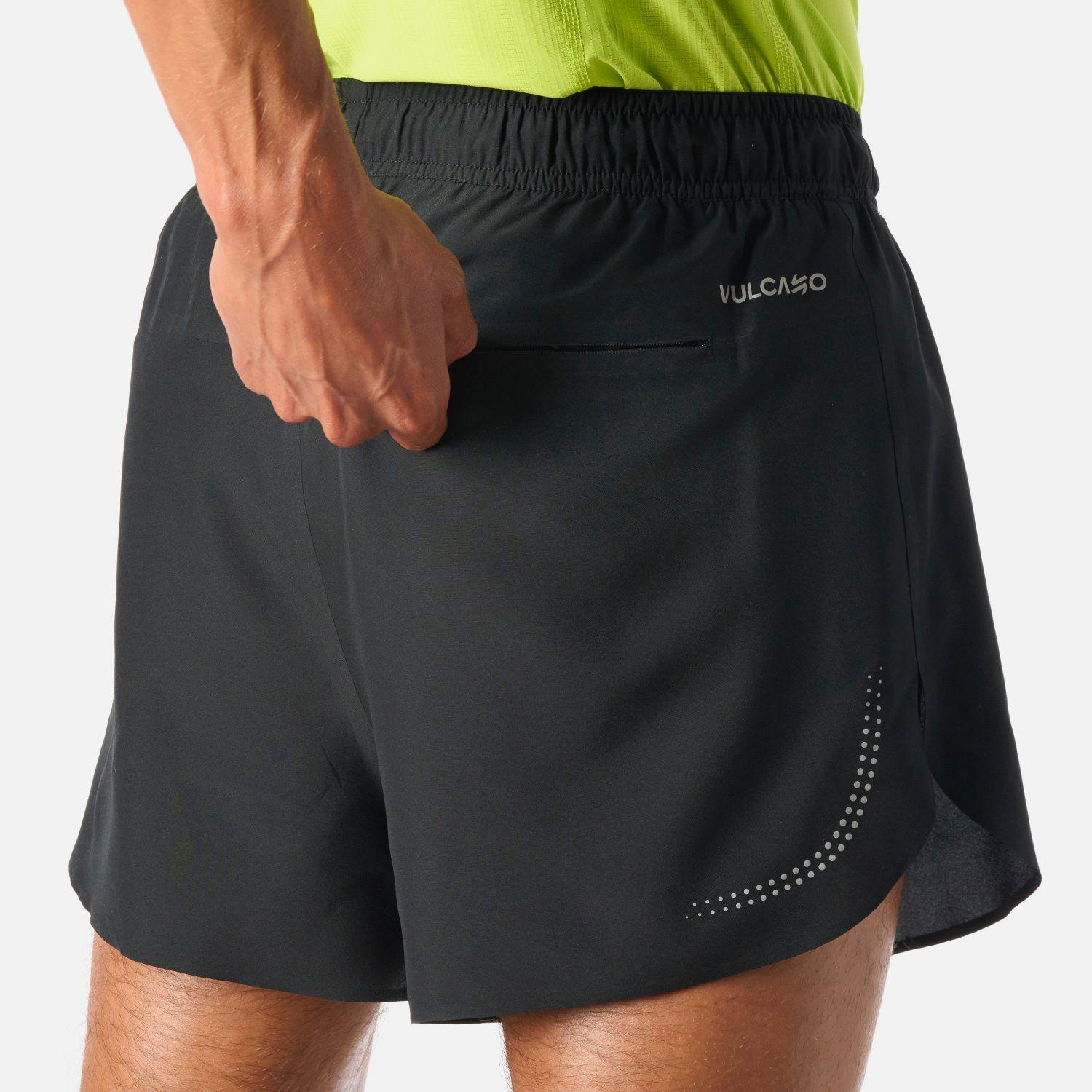 Shorts Hombre Built To Move 3" Shorts Negro Vulcano-5
