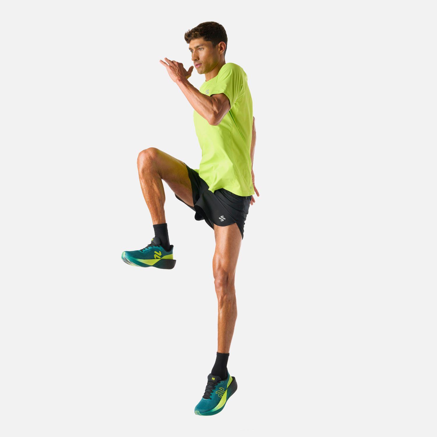 Shorts Hombre Built To Move 3" Shorts Negro Vulcano-7