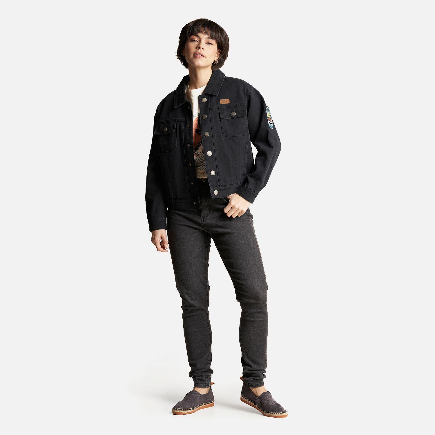 Chaqueta Mujer James Jeans Negro Haka Honu-6