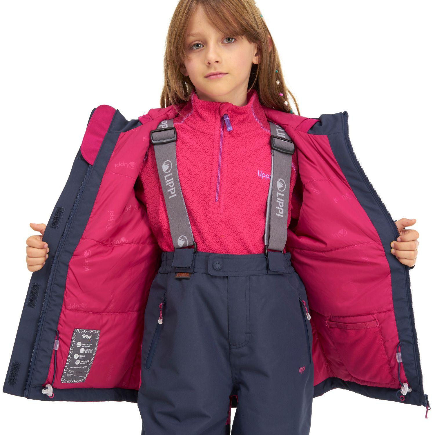 Chaqueta Niña Andes Snow B-Dry Hoody Jacket Azul Marino / Print Azul Marino Lippi-4