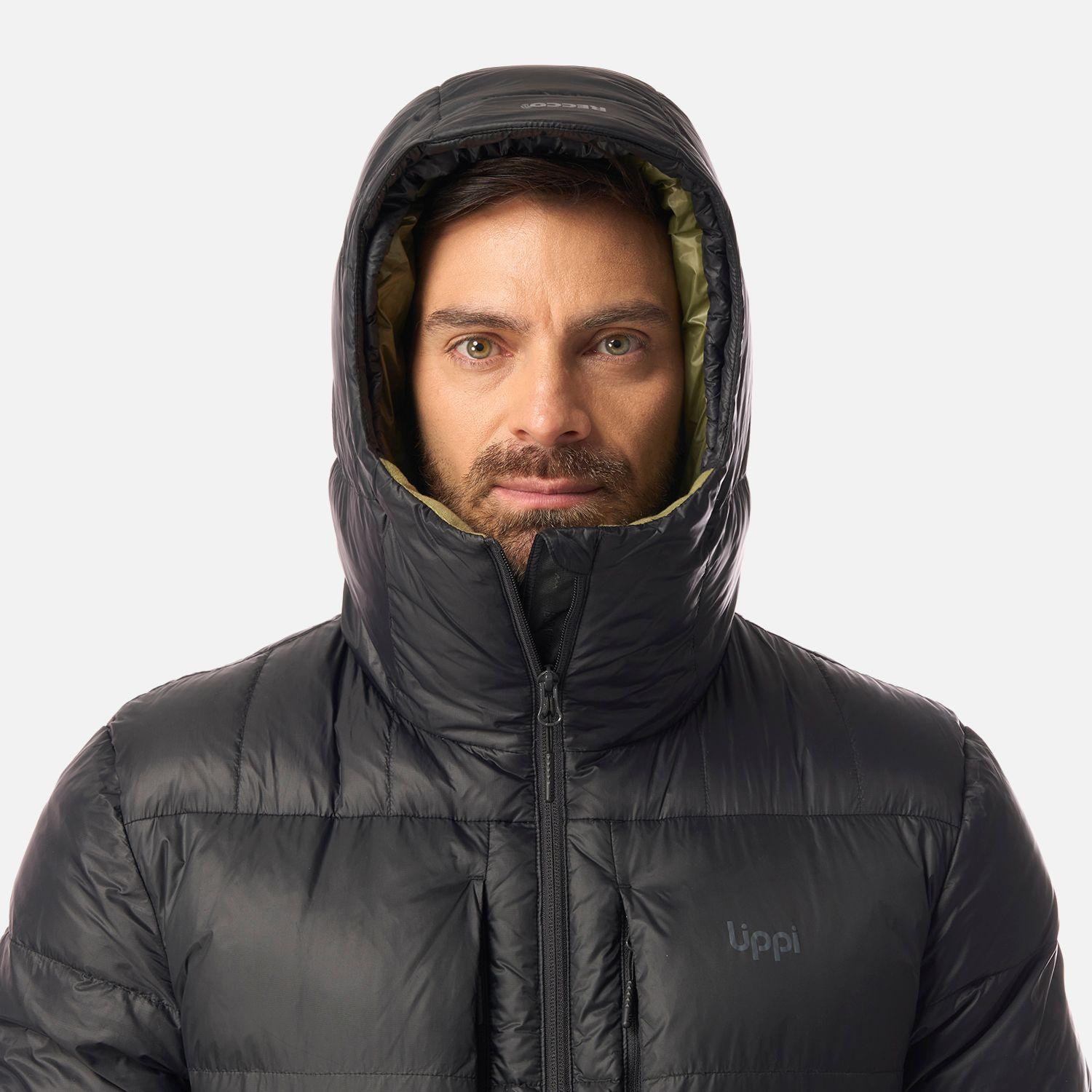 Chaqueta Hombre Reichert Down Hoody Jacket Negro  Lippi I26-3