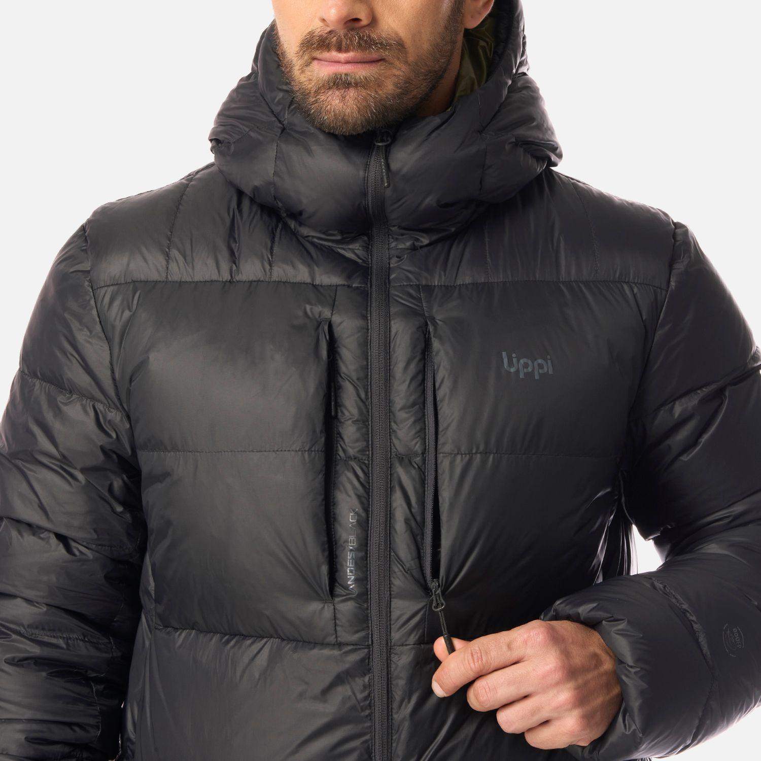 Chaqueta Hombre Reichert Down Hoody Jacket Negro  Lippi I26-4
