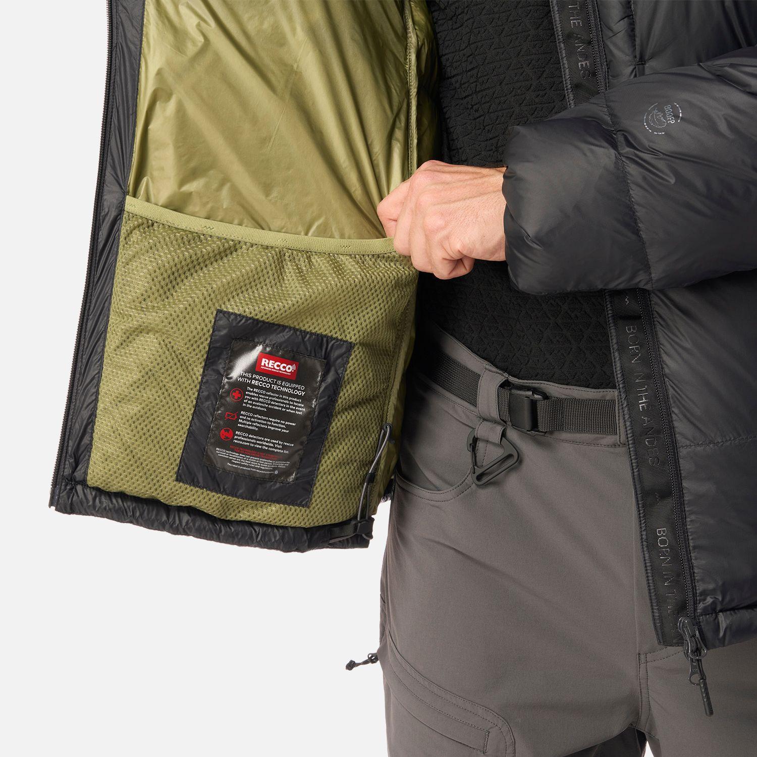 Chaqueta Hombre Reichert Down Hoody Jacket Negro  Lippi I26-9