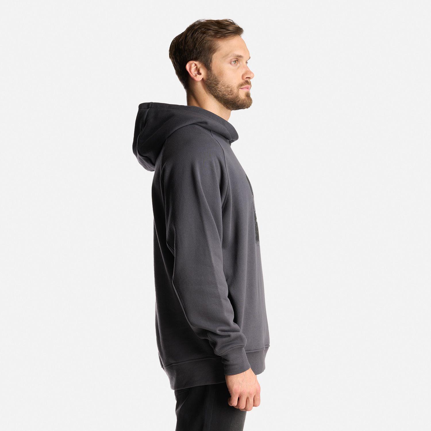 Poleron Hombre Insigne Hoody Sweatshirt Front Print Grafito Lippi I24-3