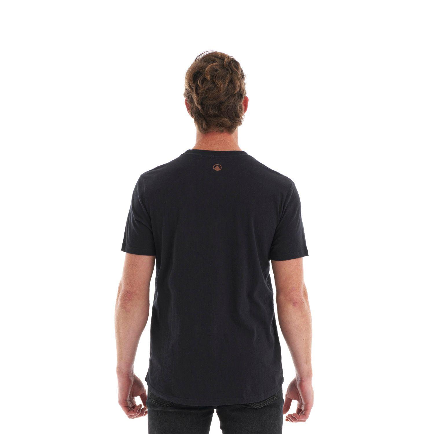 Polera Hombre Logo Lippi UV-Stop T-Shirt Negro Lippi V22-5