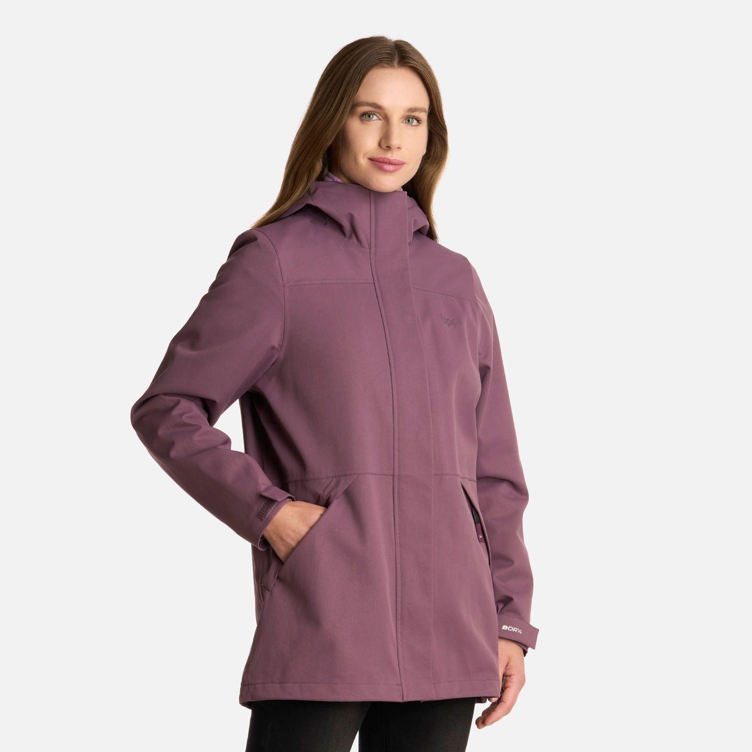 Chaqueta Mujer Lake Fusion 3 B-Dry Jacket Morado Lippi-2