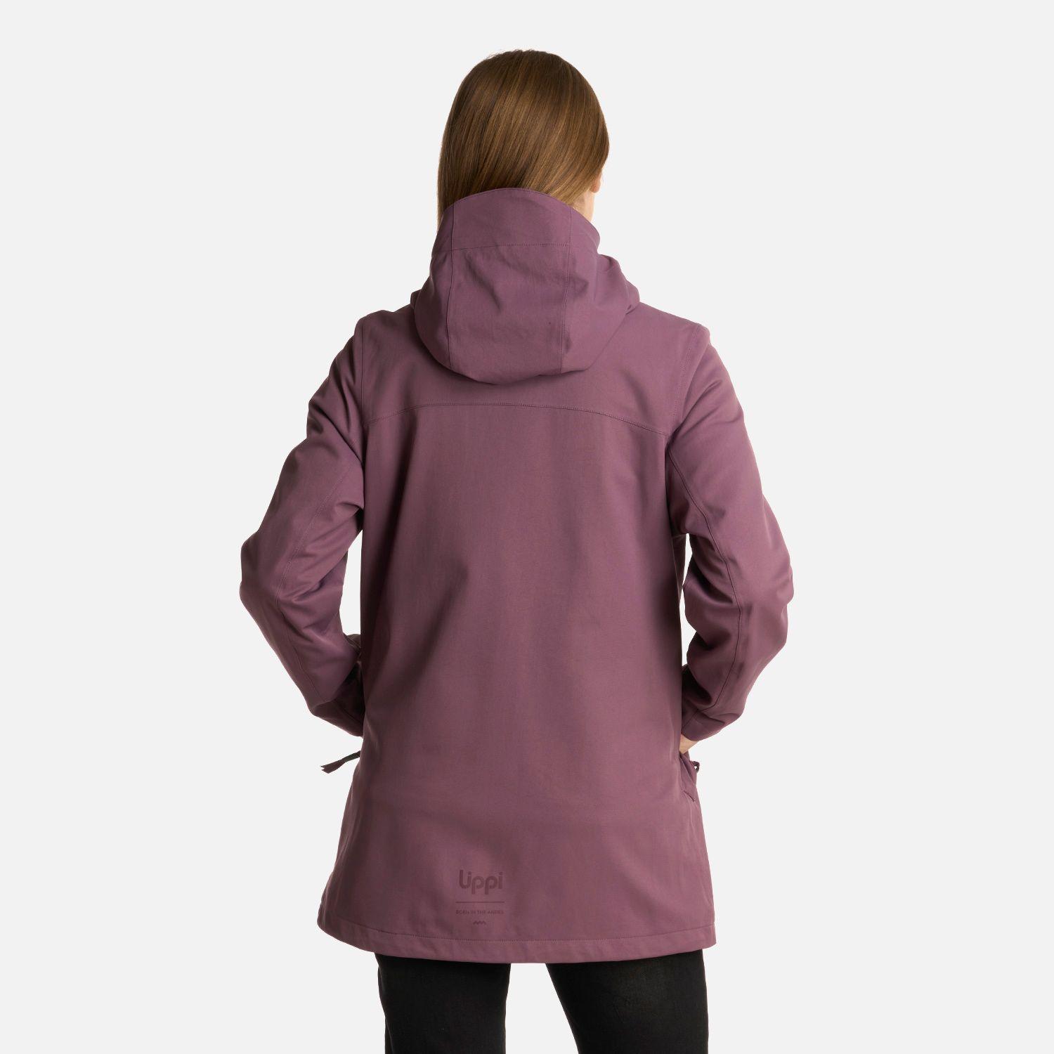 Chaqueta Mujer Lake Fusion 3 B-Dry Jacket Morado Lippi-3