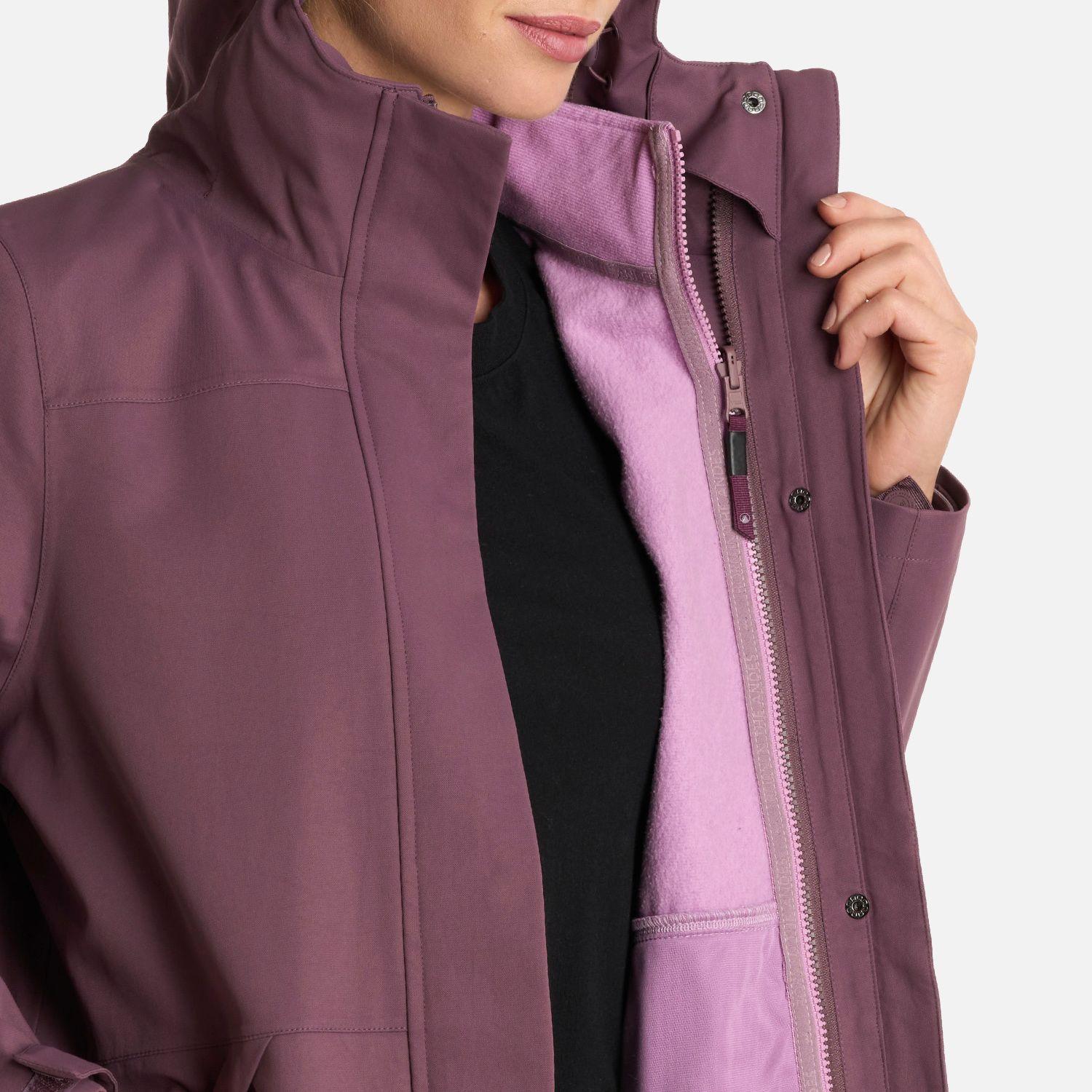 Chaqueta Mujer Lake Fusion 3 B-Dry Jacket Morado Lippi-5