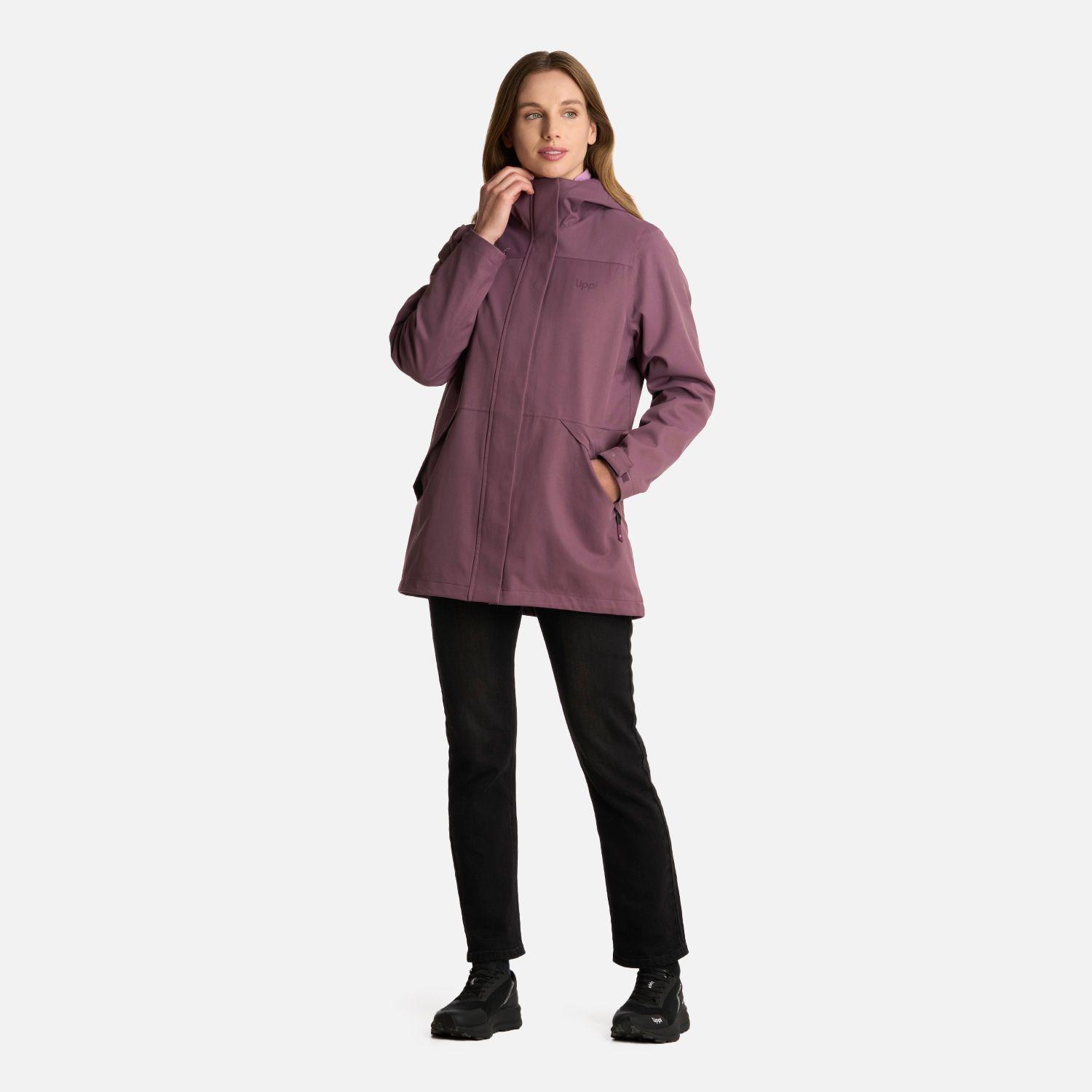 Chaqueta Mujer Lake Fusion 3 B-Dry Jacket Morado Lippi-9