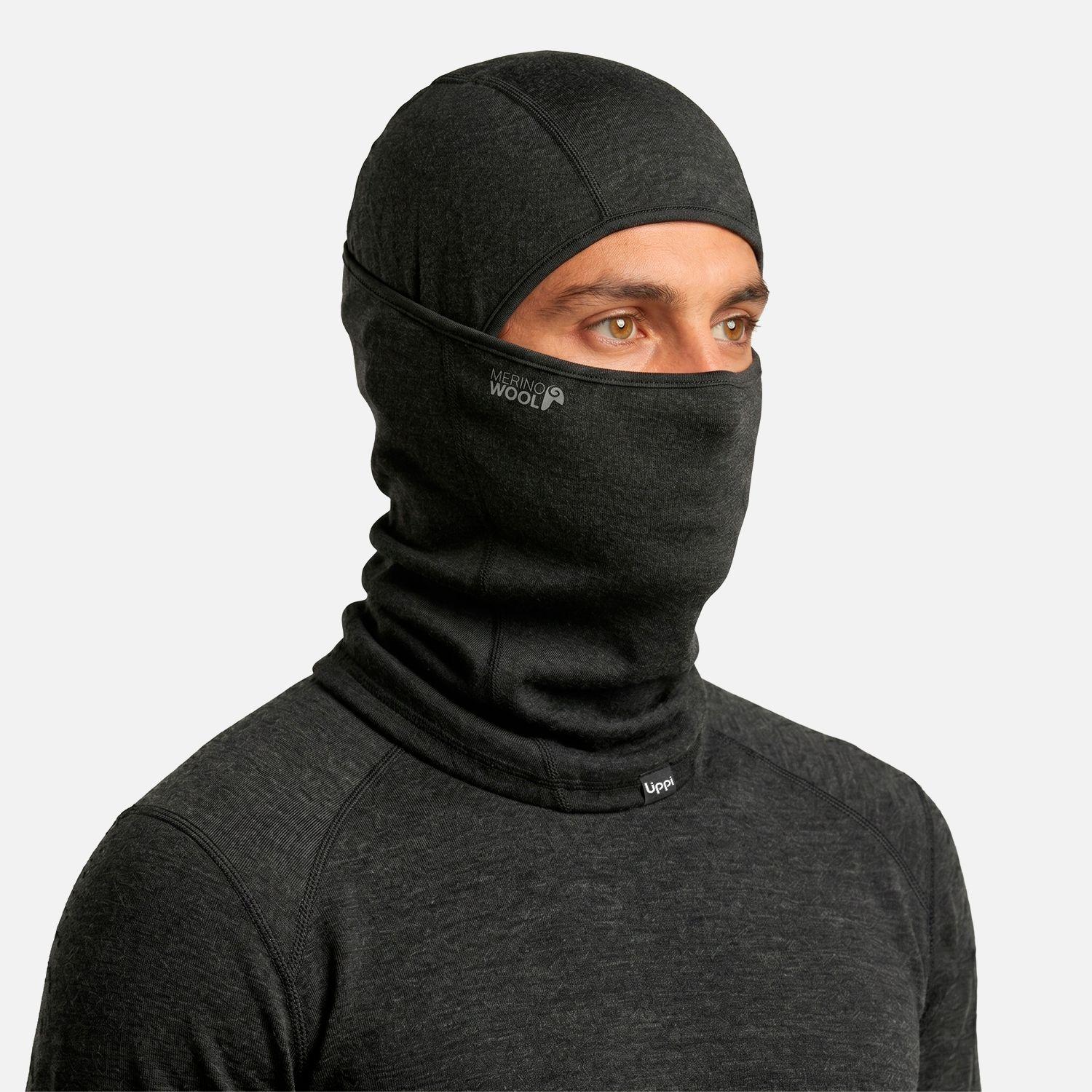 Balaclava Merino Wool Balaclava Negro Lippi I26-2