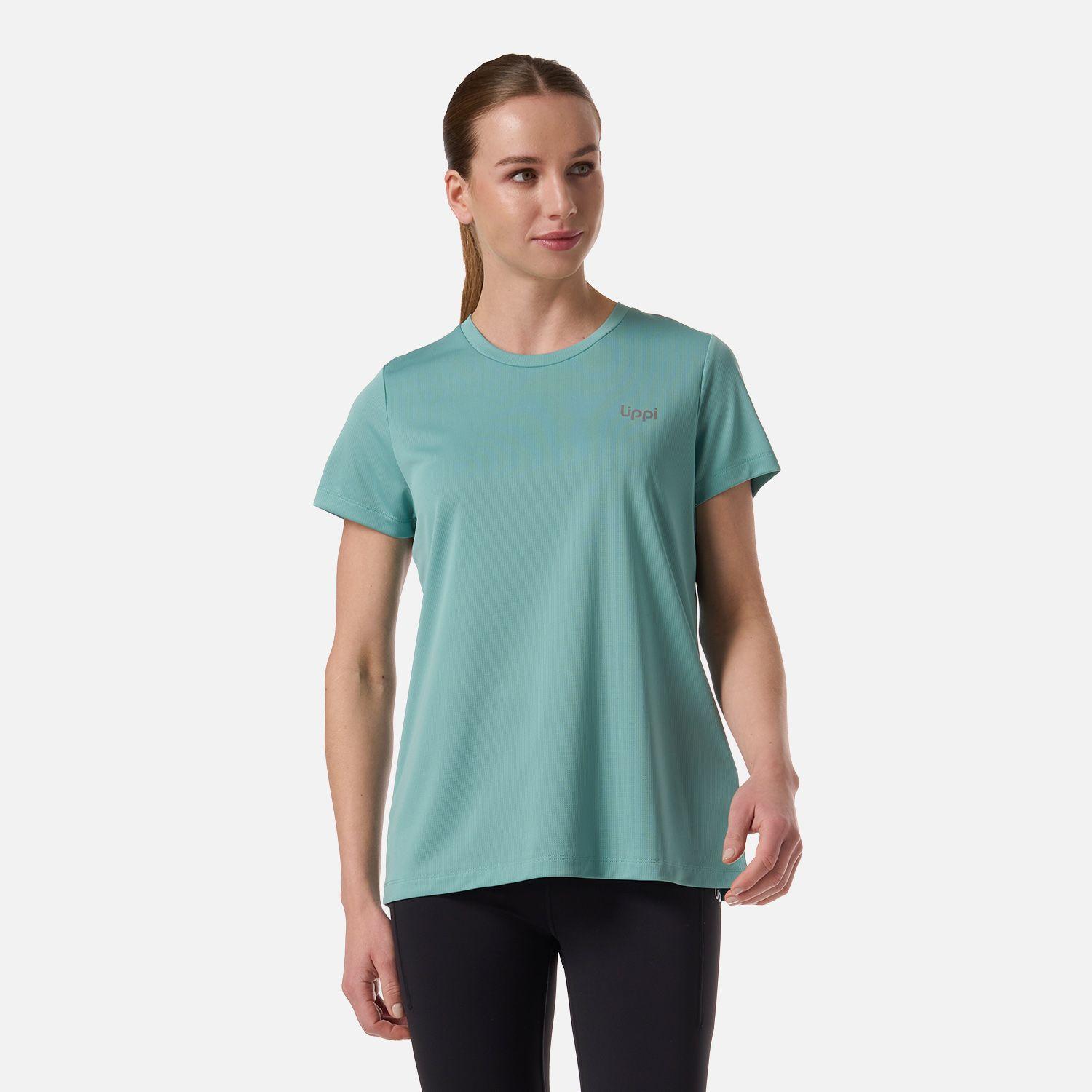 Polera Mujer Core Q-Dry T-Shirt Turquesa Claro Lippi V26-0