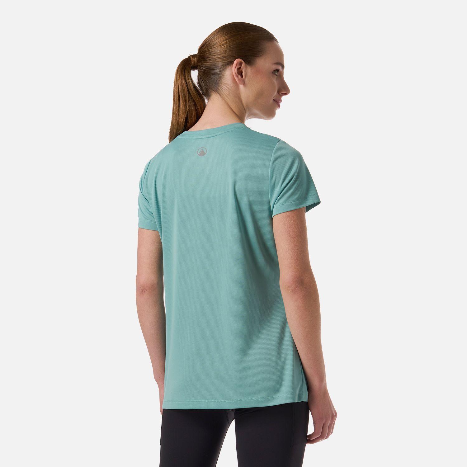 Polera Mujer Core Q-Dry T-Shirt Turquesa Claro Lippi V26-2
