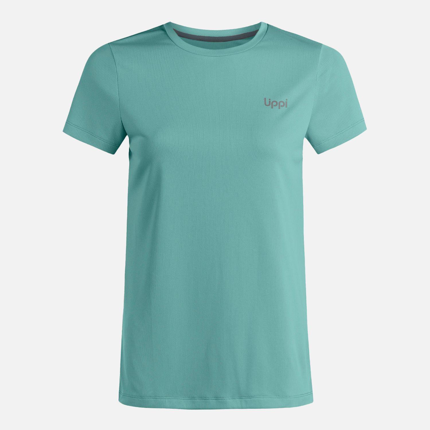 Polera Mujer Core Q-Dry T-Shirt Turquesa Claro Lippi V26-6