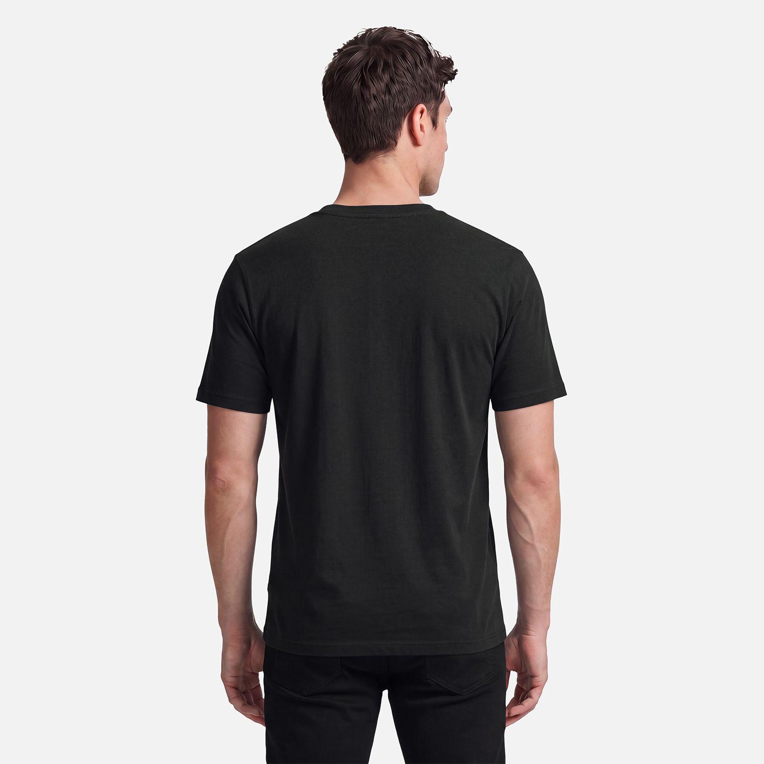 Polera Hombre Supima T-Shirt Negro Lippi V27-2