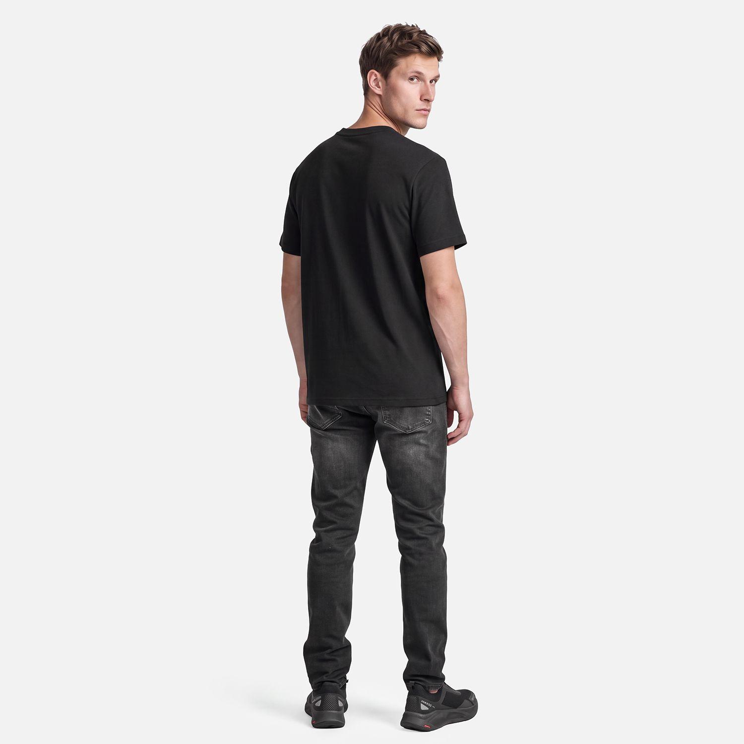 Polera Hombre Supima T-Shirt Negro Lippi V27-4