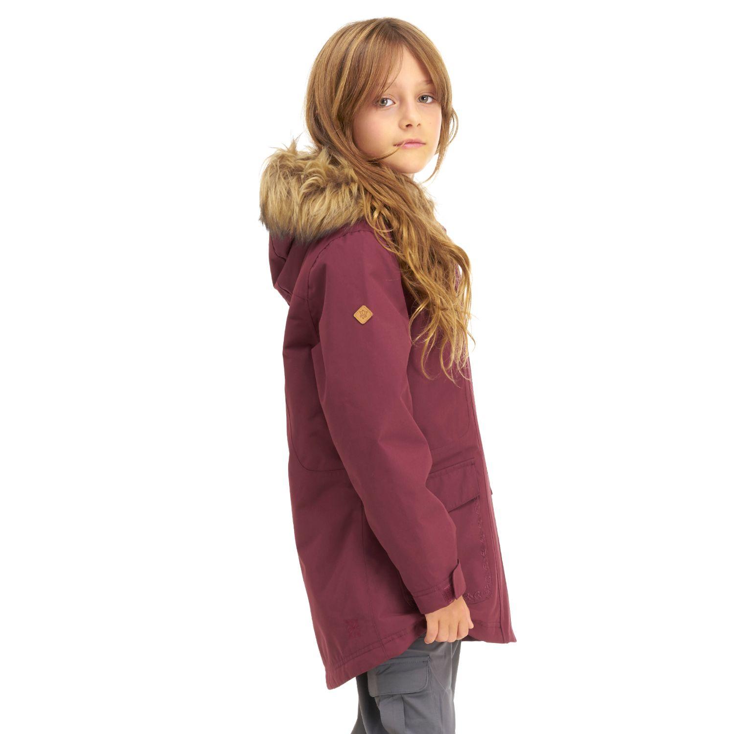 Chaqueta Niña Roble B-Dry Hoody Jacket Vino Lippi I20-2