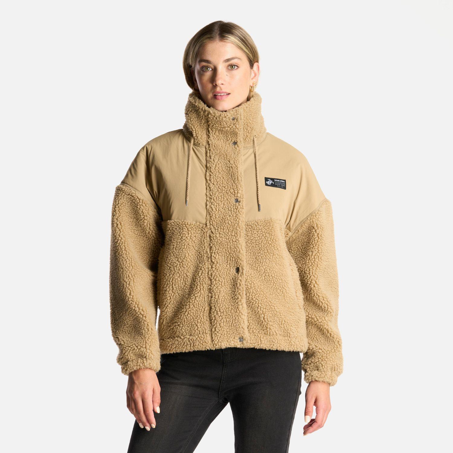 Chaqueta Mujer Calentoso Taupe Haka Honu-0