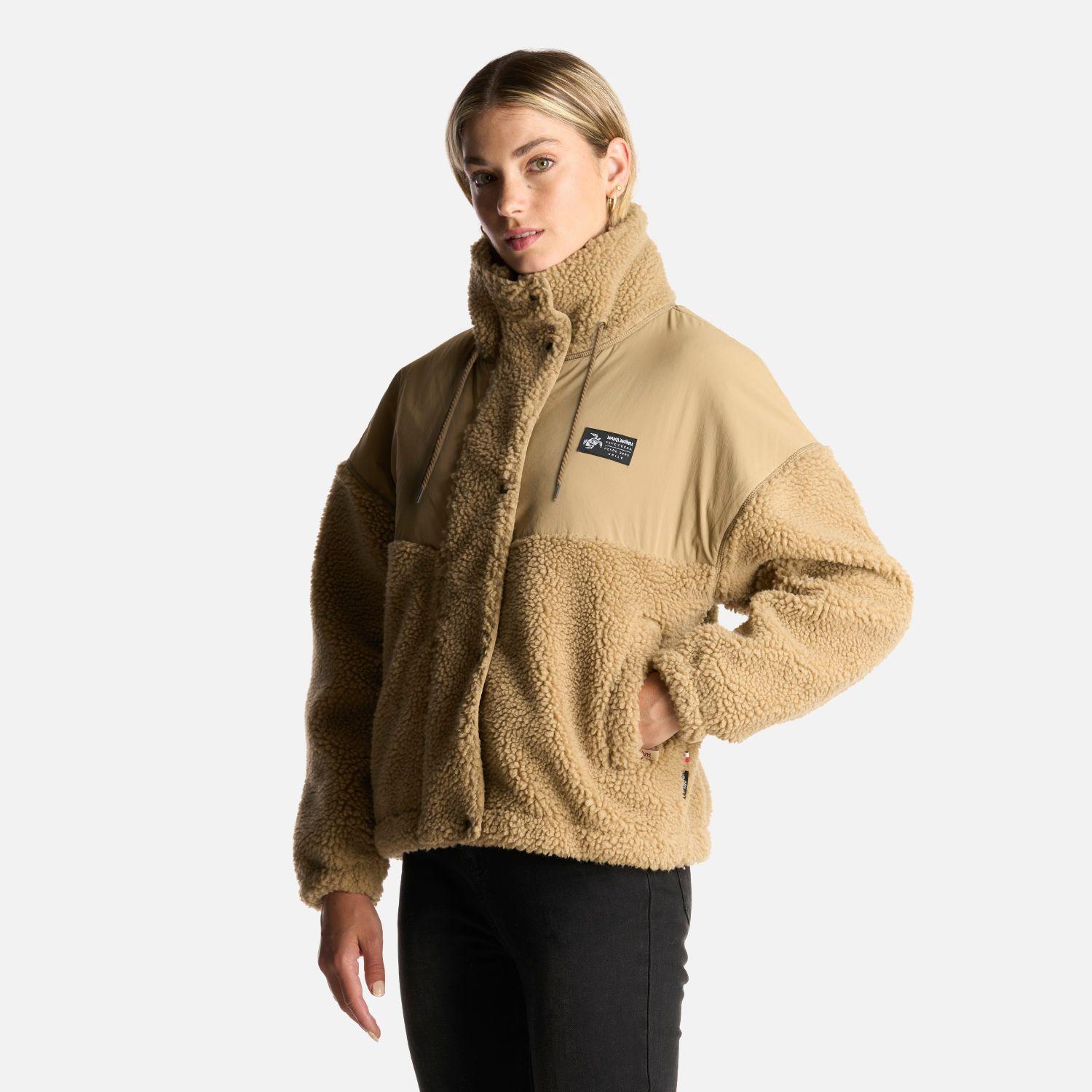Chaqueta Mujer Calentoso Taupe Haka Honu-1