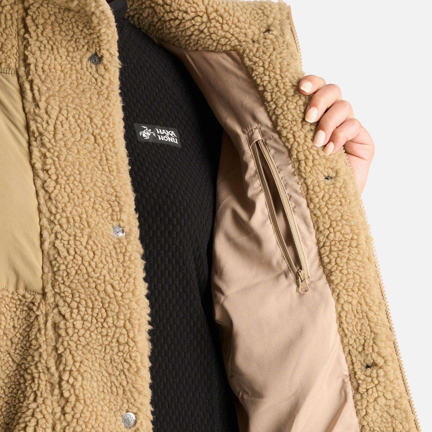 Chaqueta Mujer Calentoso Taupe Haka Honu-5