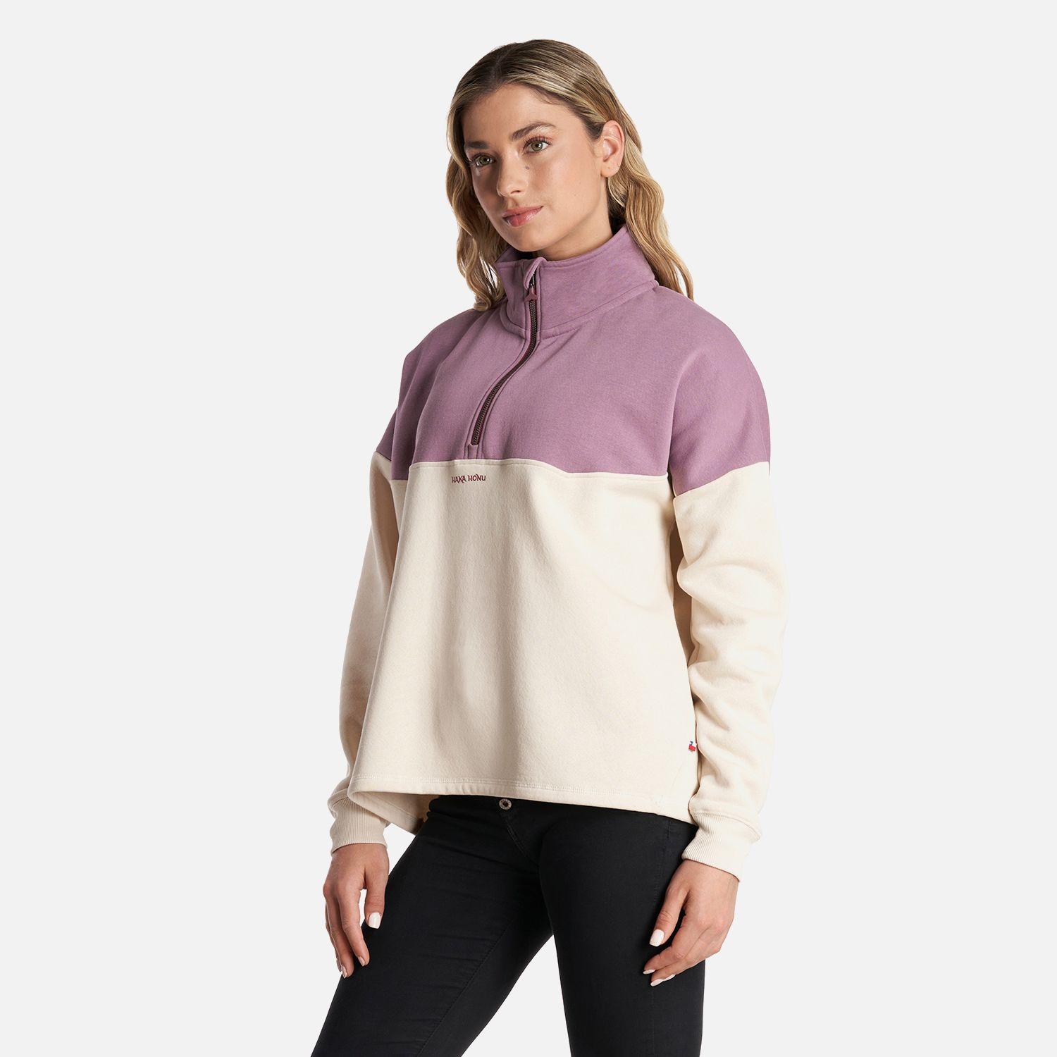 Poleron Mujer Peliculyon Crema Haka Honu-2