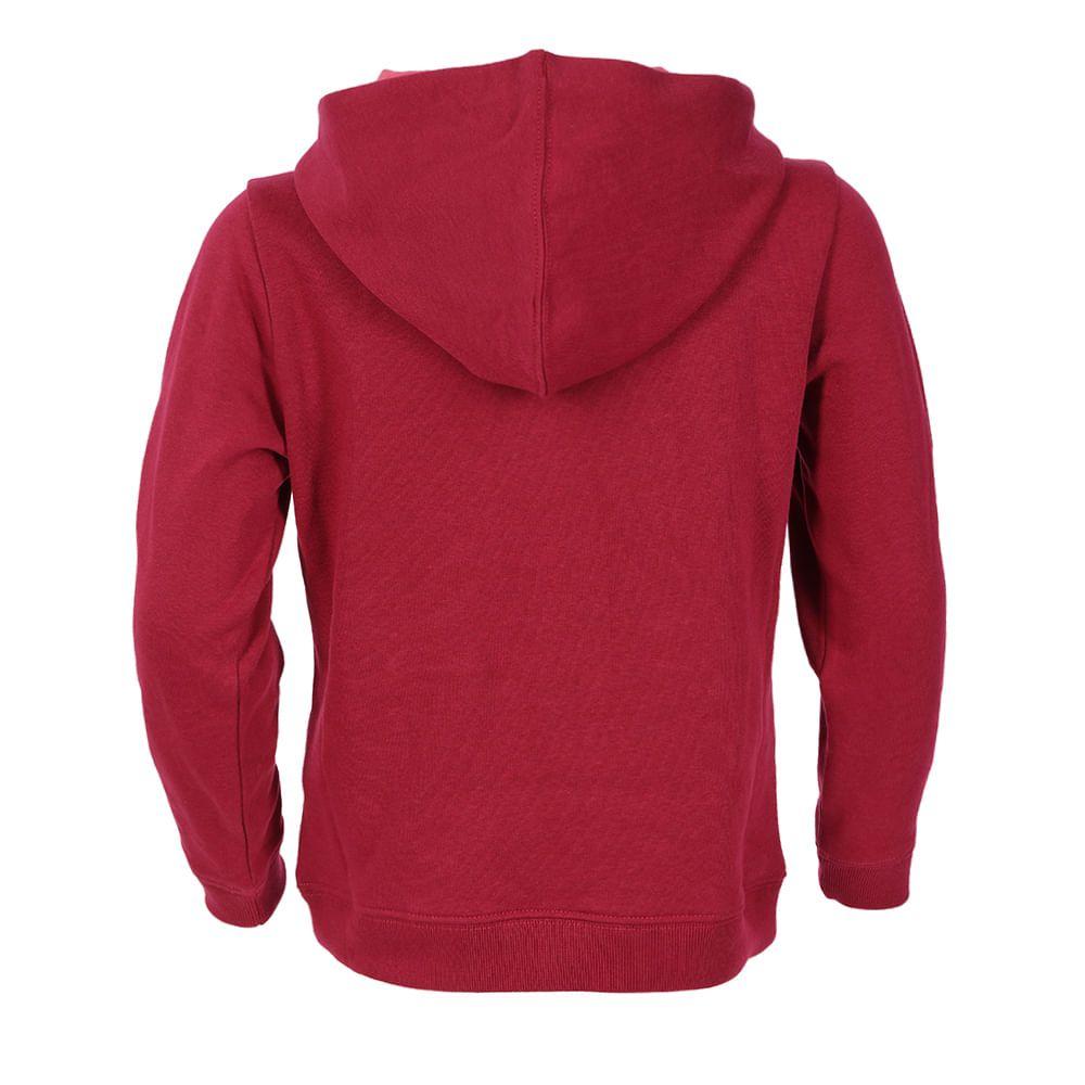 Poleron Niña Insigne Cotton Hoody Frambuesa Oscuro Lippi-1