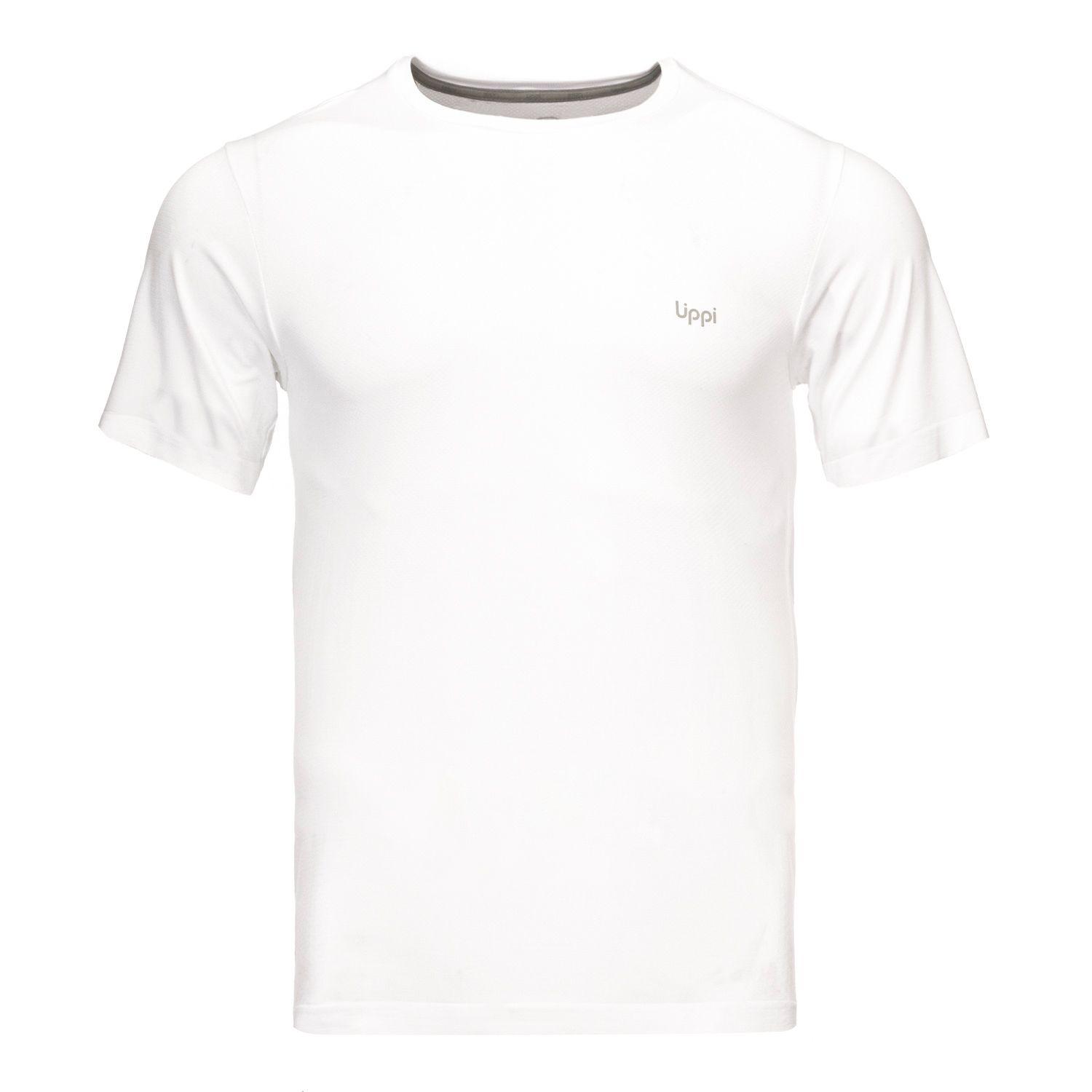 Polera Hombre Challenge Seamless T-Shirt Blanco Lippi-0