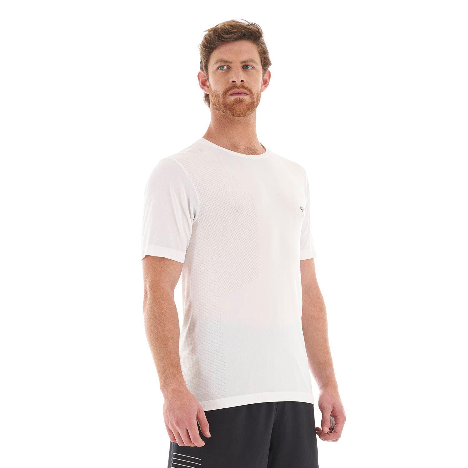 Polera Hombre Challenge Seamless T-Shirt Blanco Lippi-2