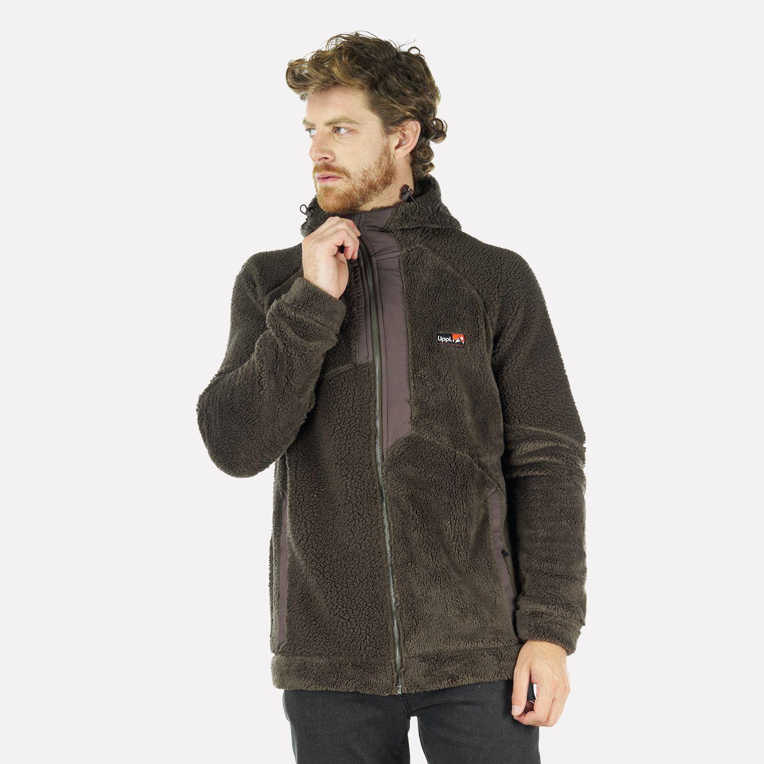 Chaqueta Hombre Bear Shaggy-Pro Hoody Jacket Cafe Oscuro Lippi I22-1