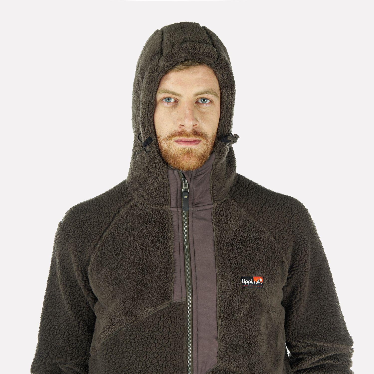 Chaqueta Hombre Bear Shaggy-Pro Hoody Jacket Cafe Oscuro Lippi I22-3